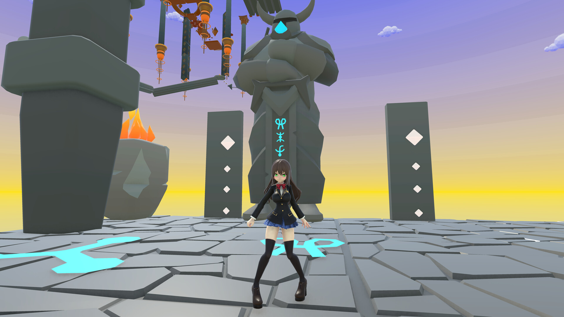 Anime Girls: Climb Together screenshot 1