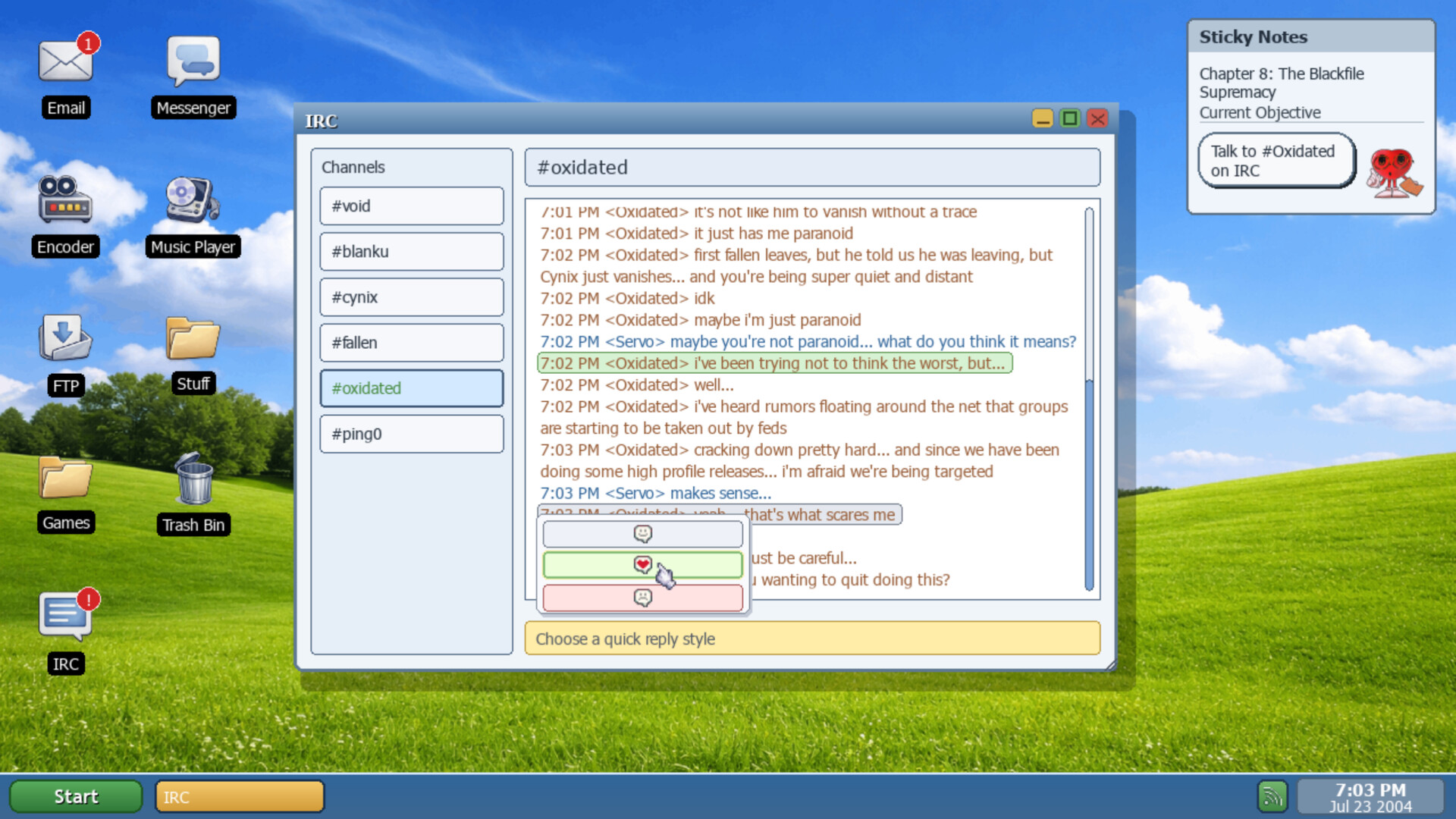 LifeSimOS screenshot 2