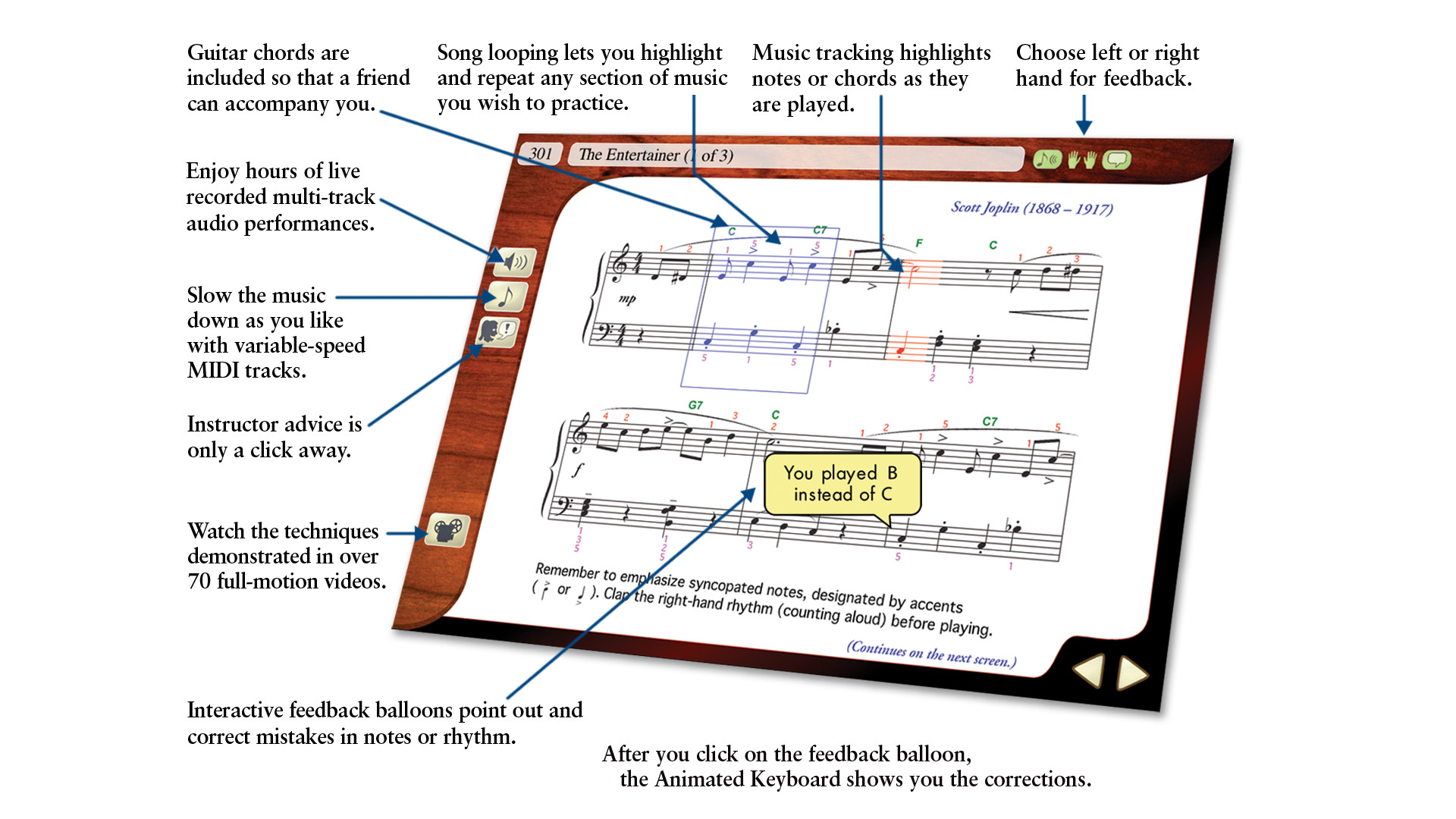 eMedia Piano and Keyboard Method screenshot 1