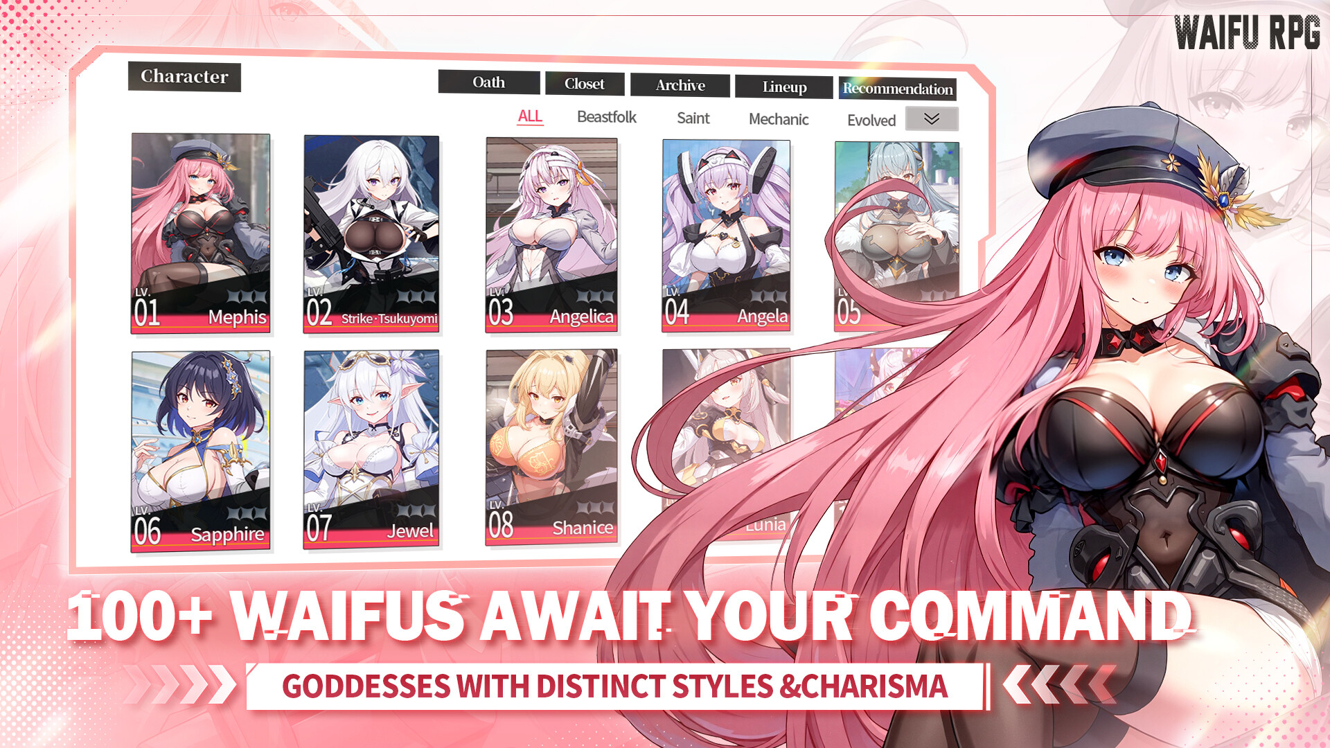 Goddess of Destiny: Waifu screenshot 2