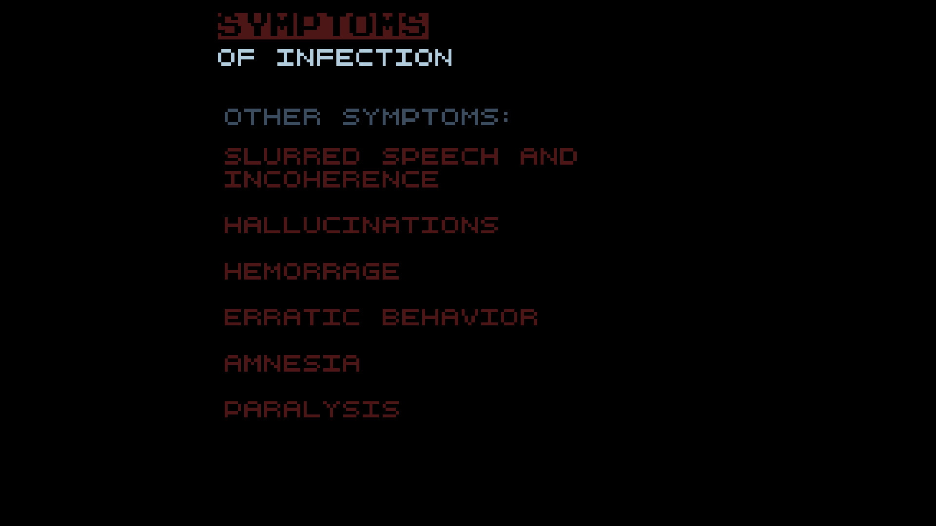Symptoms of Infection screenshot 7