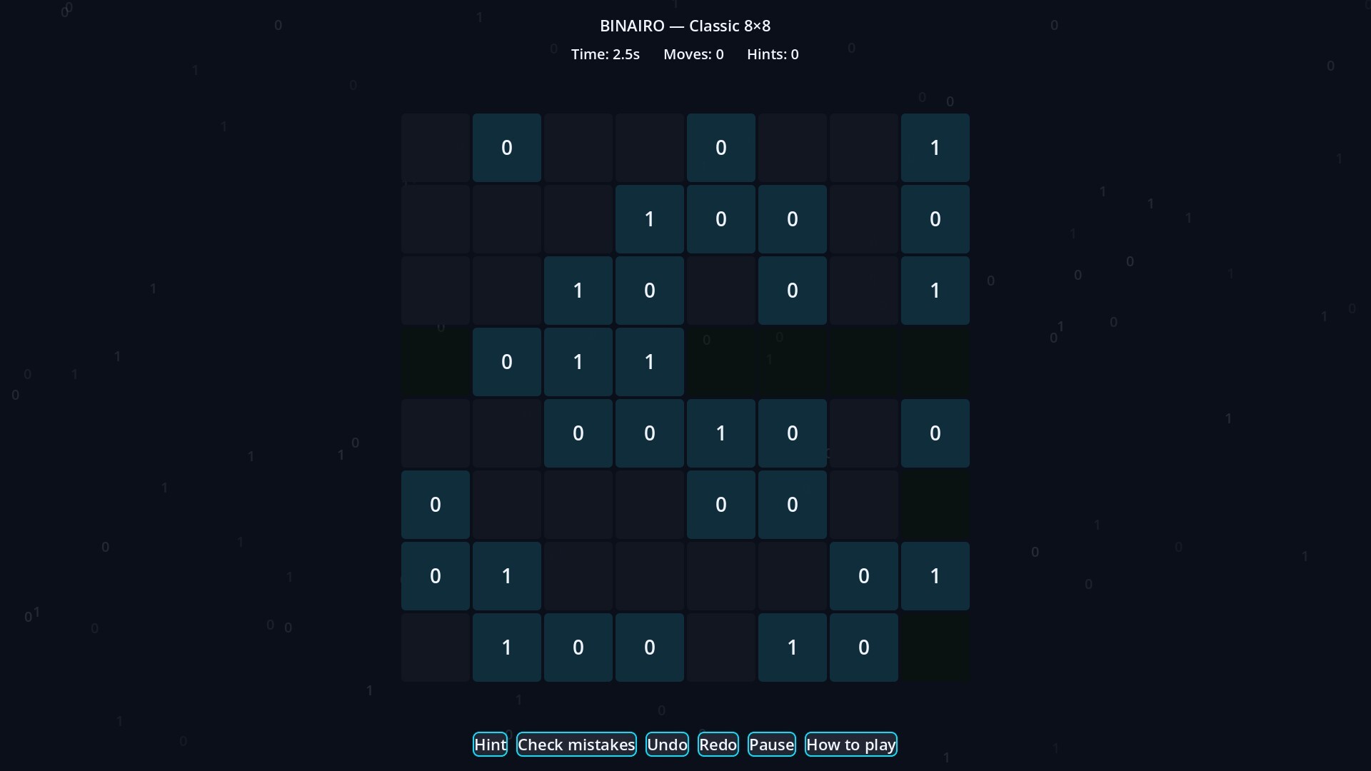 Binairo - Takuzu screenshot 1