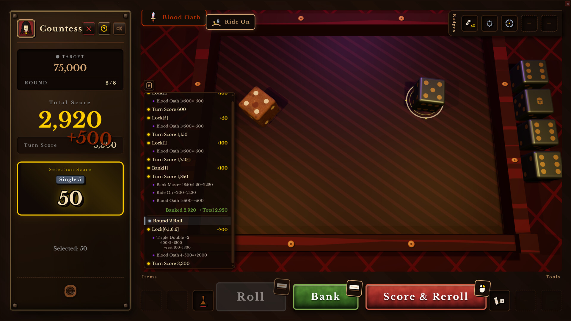 Dice Tavern: Farkle Roguelike screenshot 2