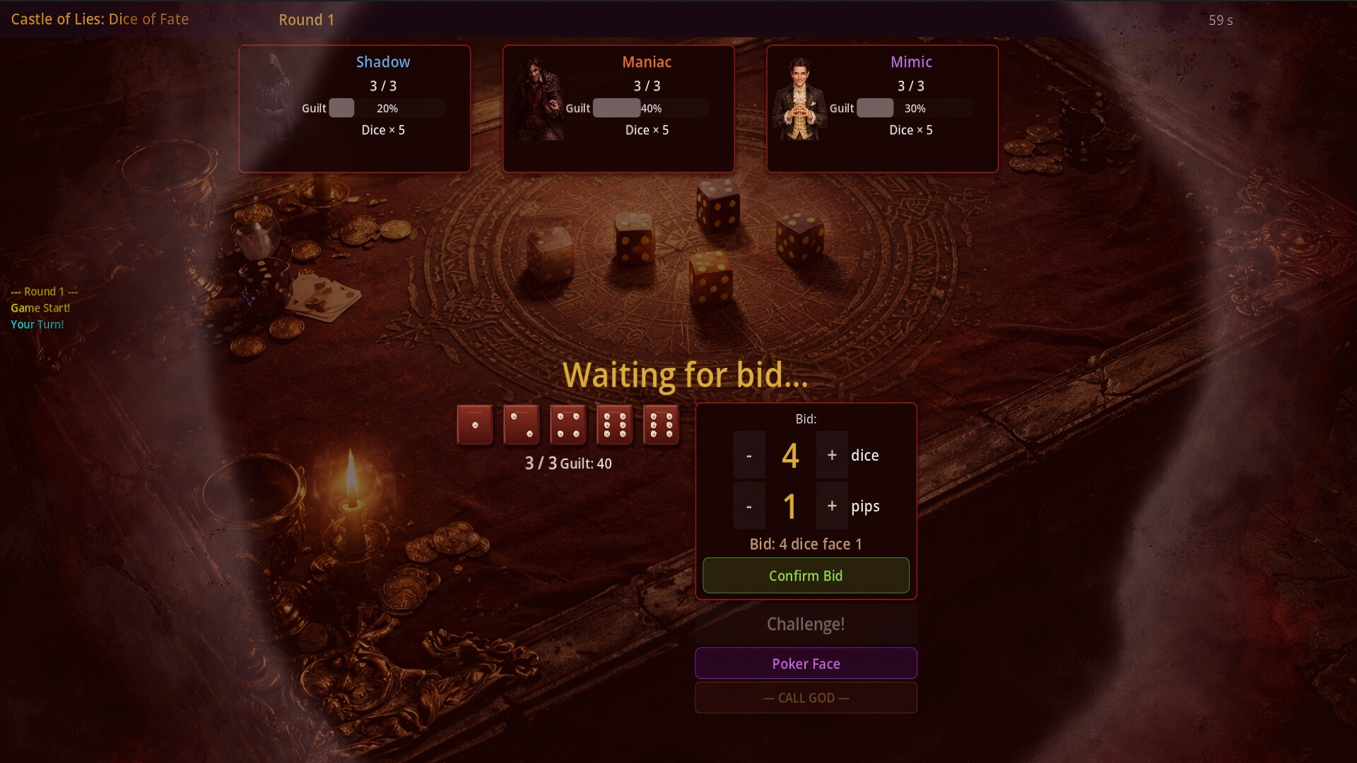 Castle of Lies: Fate's Roll 謊言之堡：命運骰局 screenshot 6