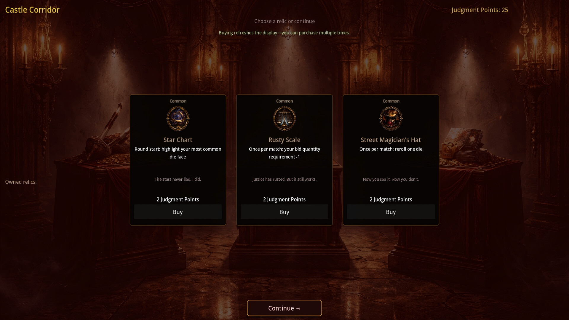 Castle of Lies: Fate's Roll 謊言之堡:命運骰局 screenshot 7