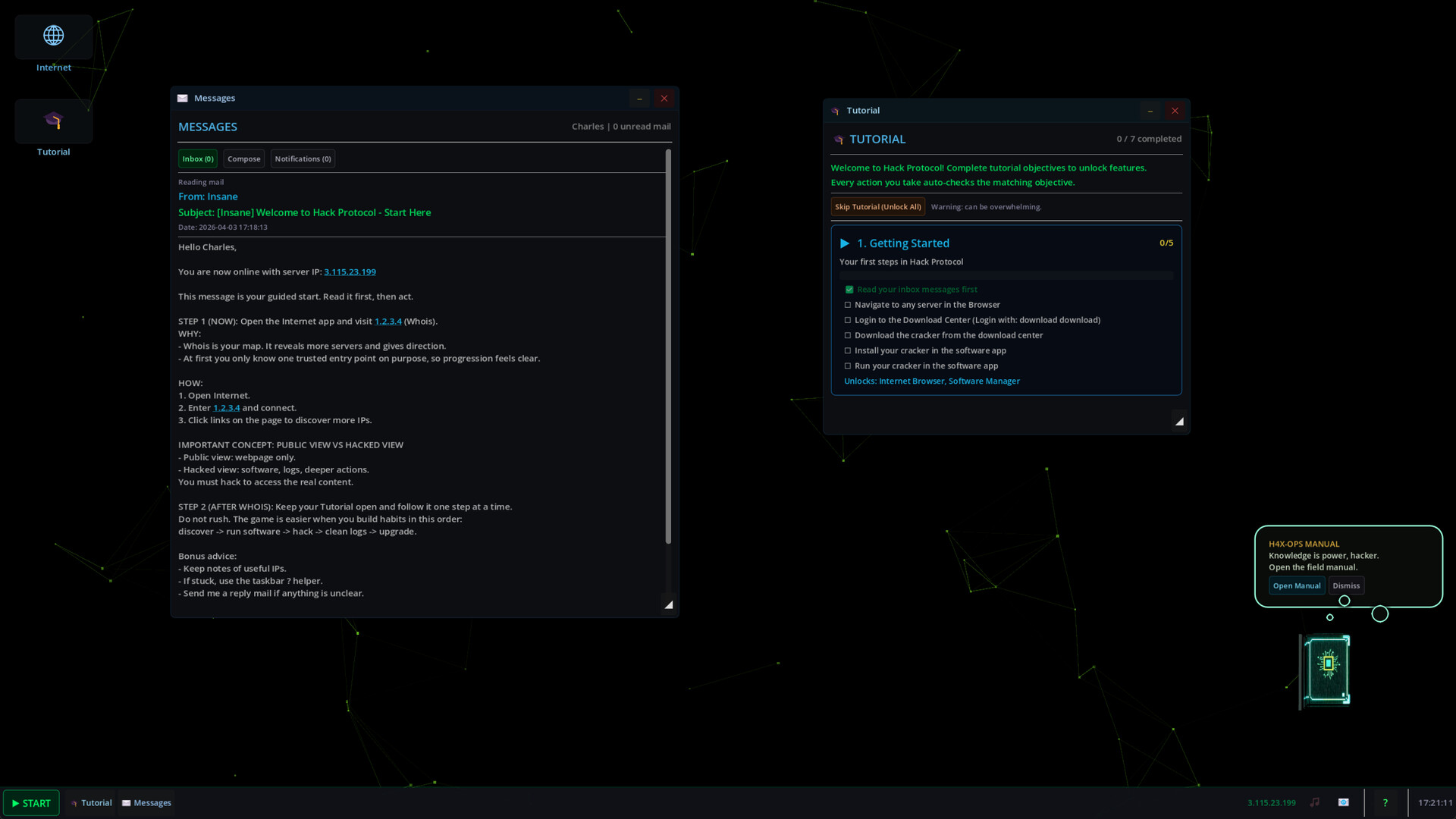 Hack Protocol screenshot 2