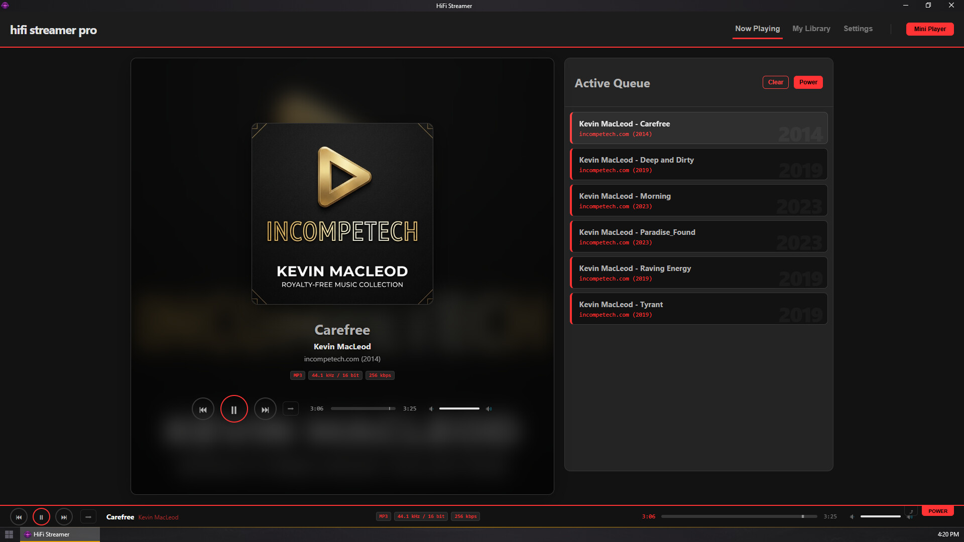 HiFi Streamer Pro screenshot 2