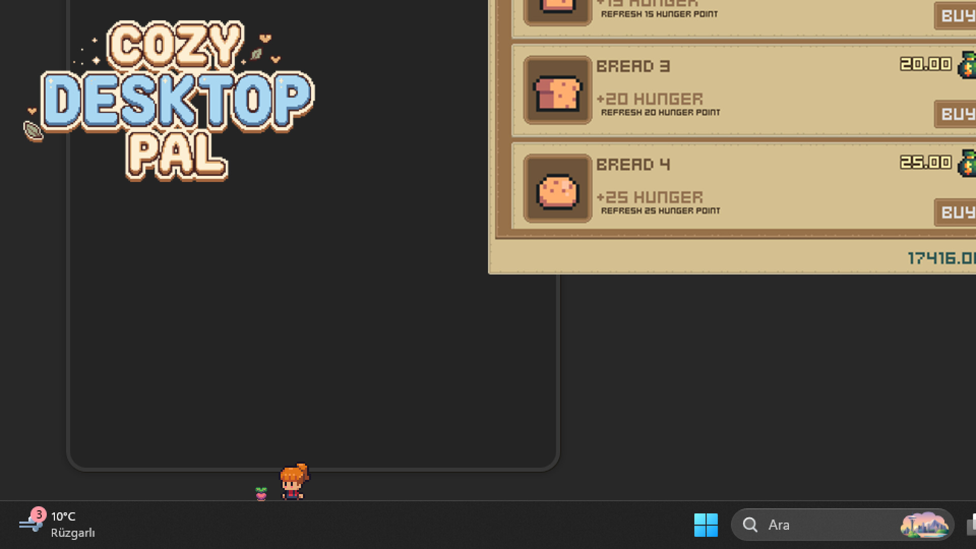 Cozy Desktop Pal screenshot 1