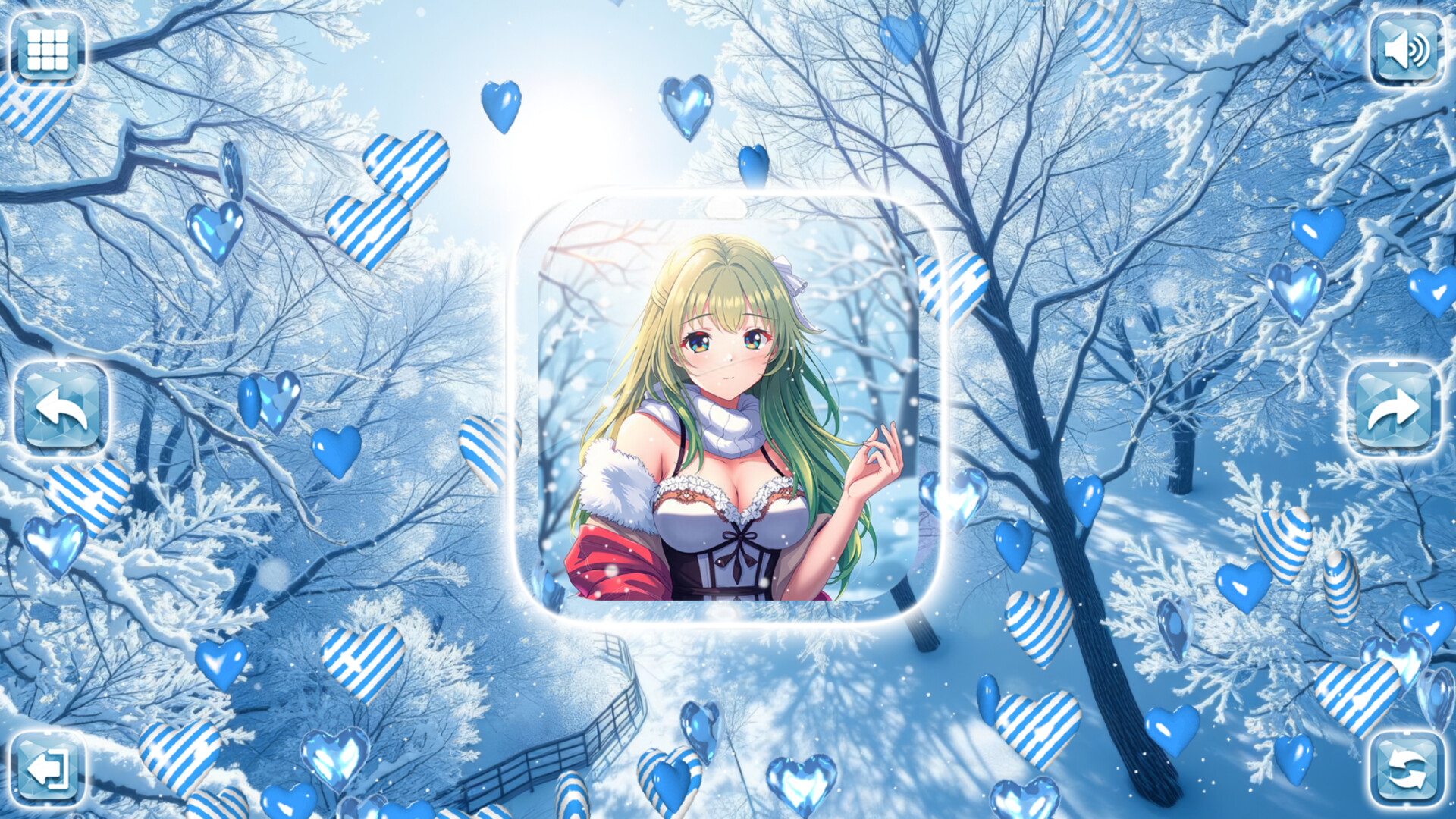 Lovely Anime Puzzle: Winter screenshot 8