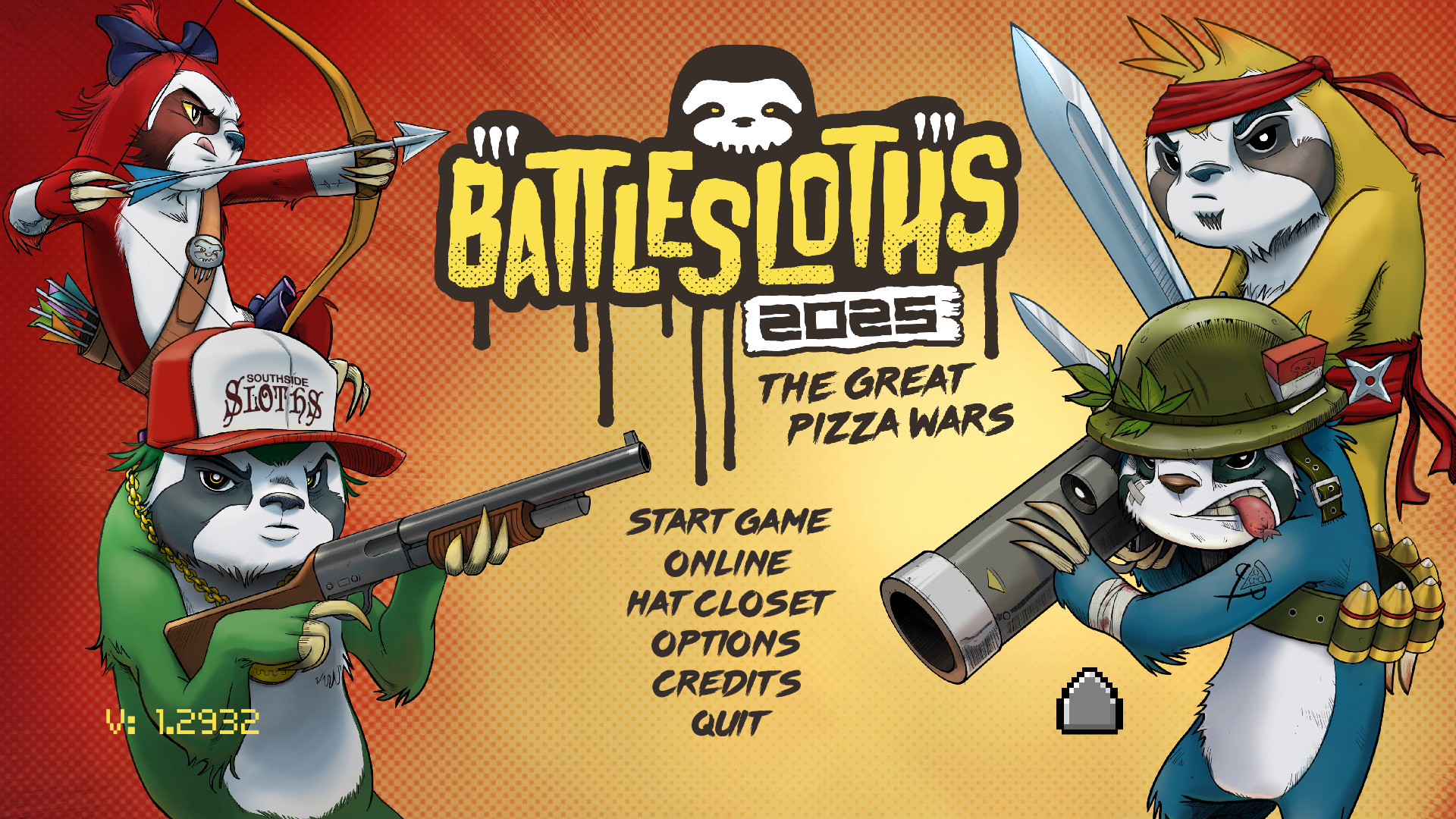 Battlesloths 2025: The Great Pizza Wars screenshot 19