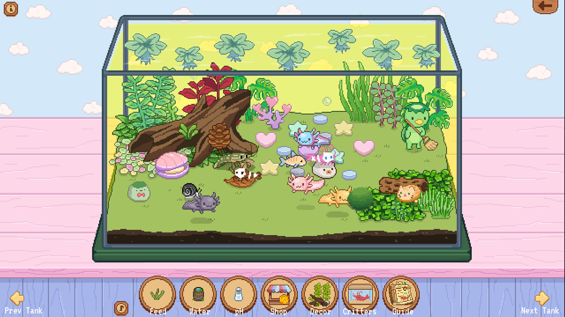 Tiny Glass Tank: Dwarf Shrimp and Friends screenshot 3