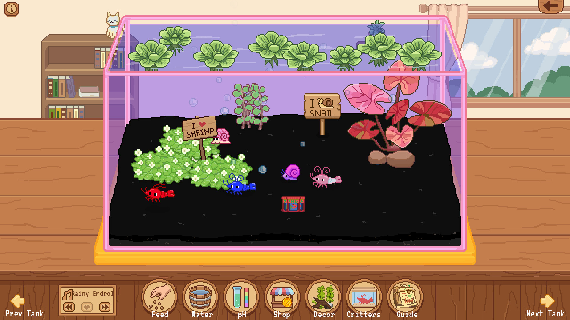Tiny Glass Tank: Dwarf Shrimp and Friends screenshot 5