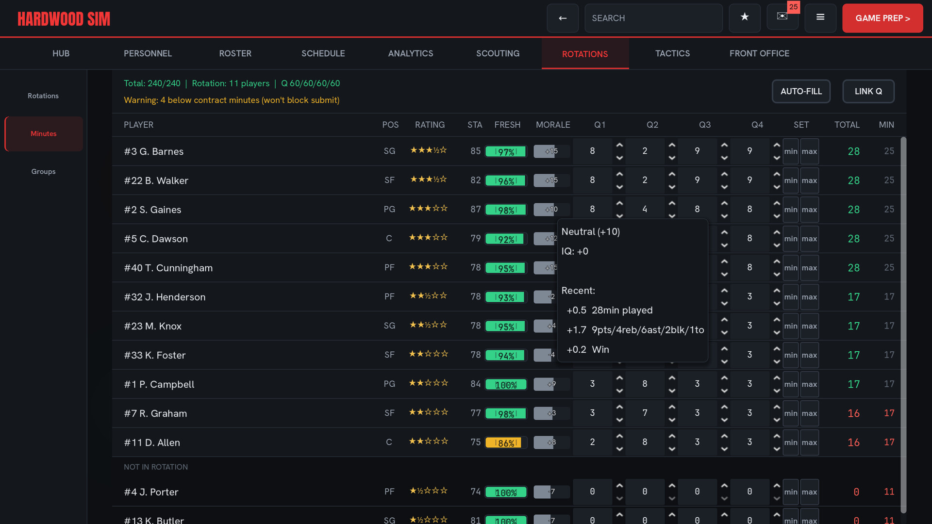 Hardwood Basketball Manager screenshot 10