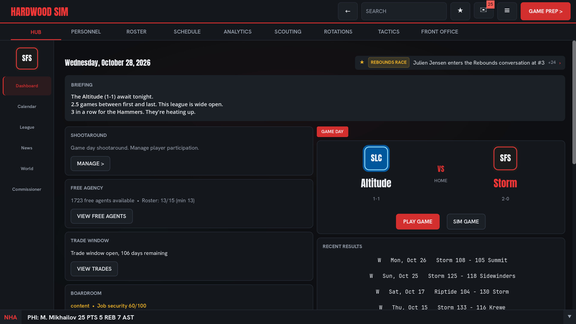 Hardwood Basketball Manager screenshot 6
