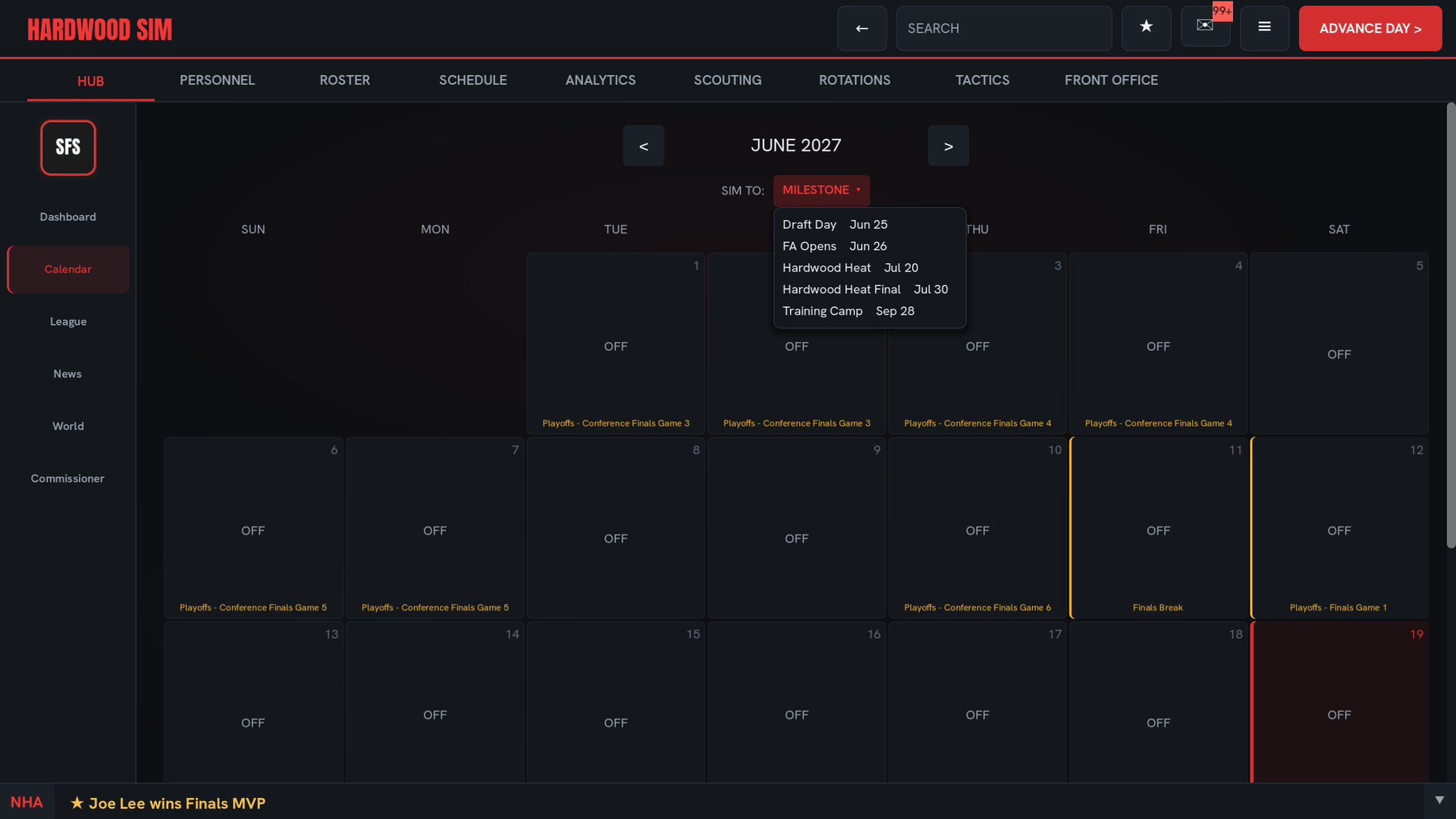 Hardwood Basketball Manager screenshot 8