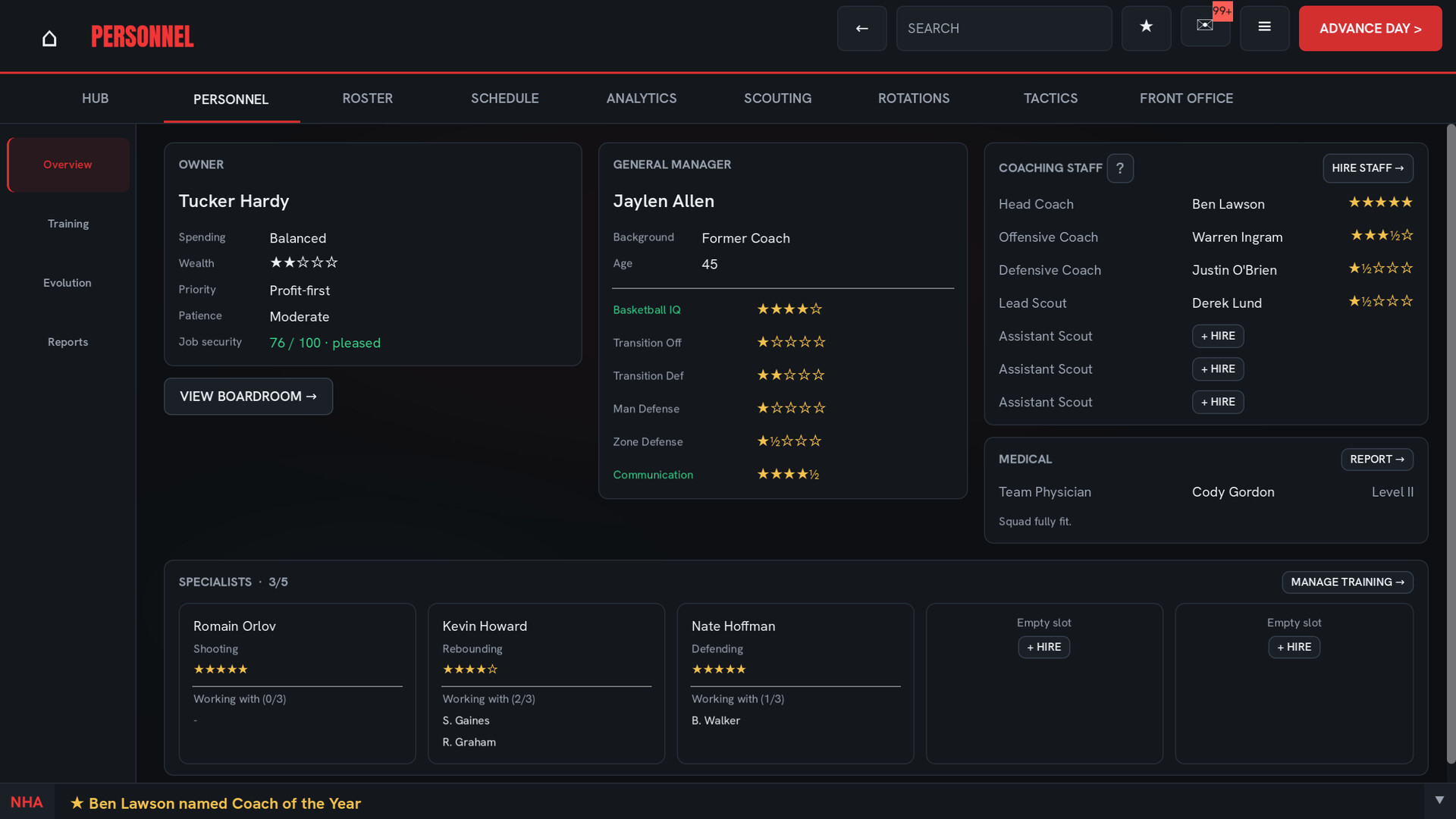 Hardwood Basketball Manager screenshot 12