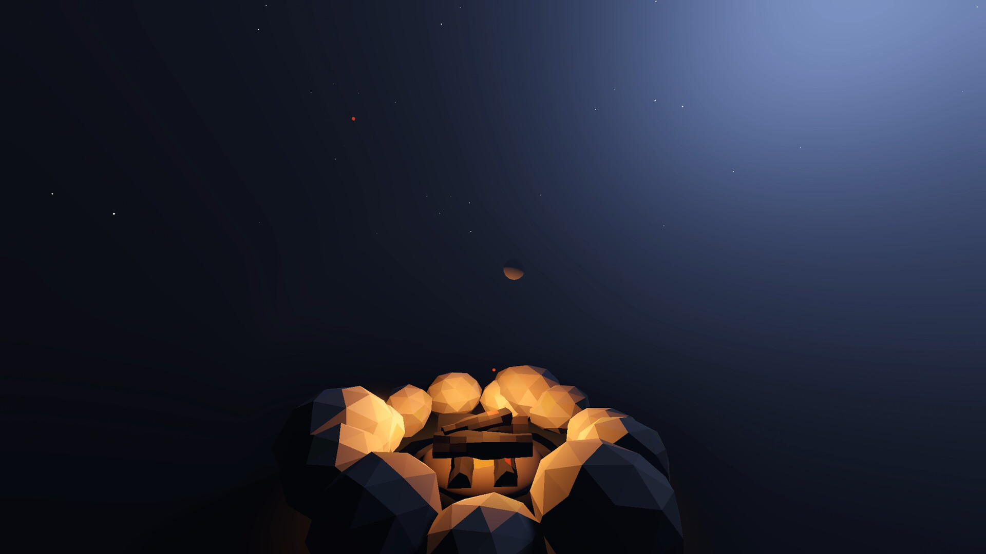The Throwing Pinecones Into A Campfire Game screenshot 2