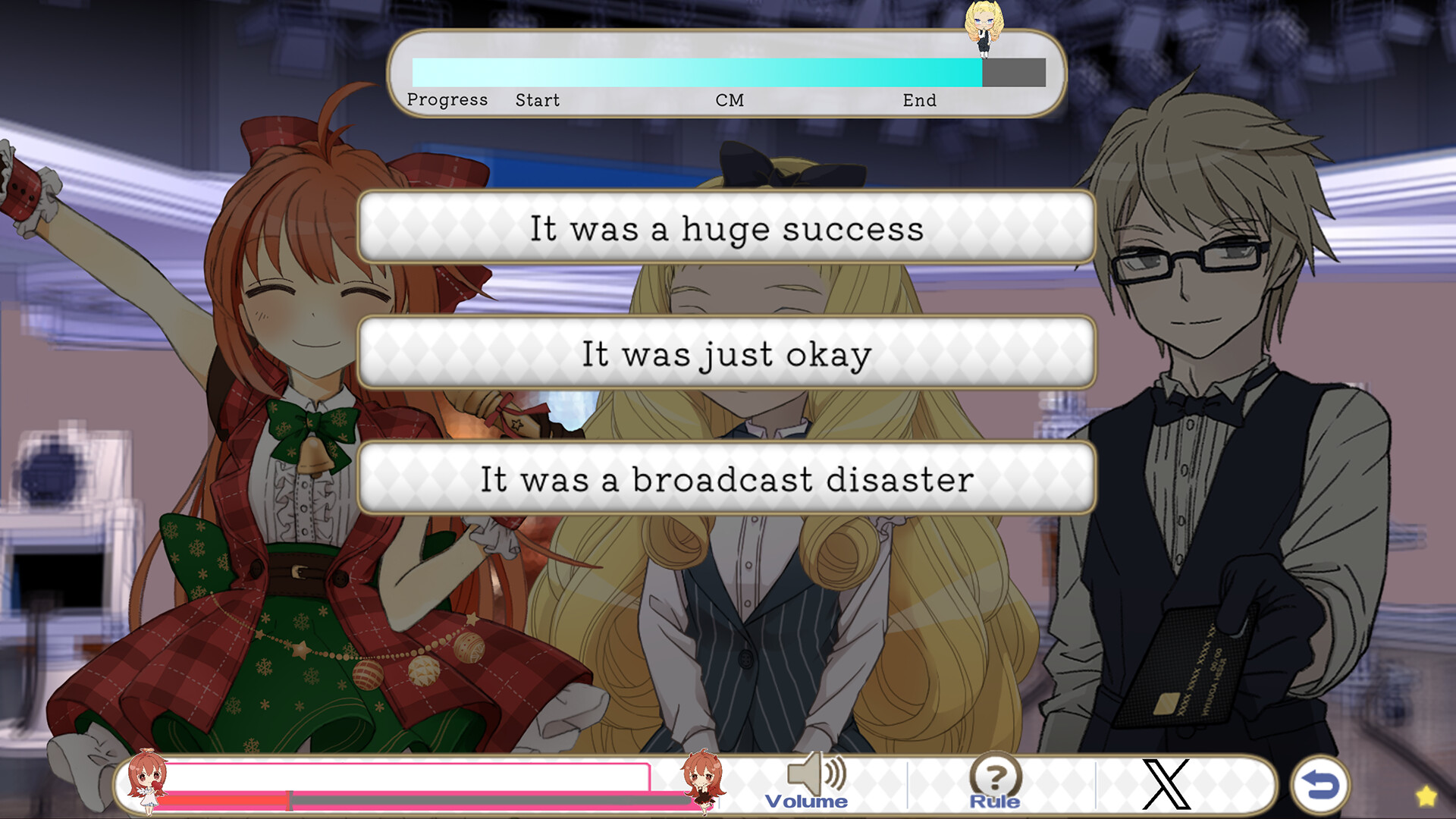 Information conveyed Information received screenshot 3