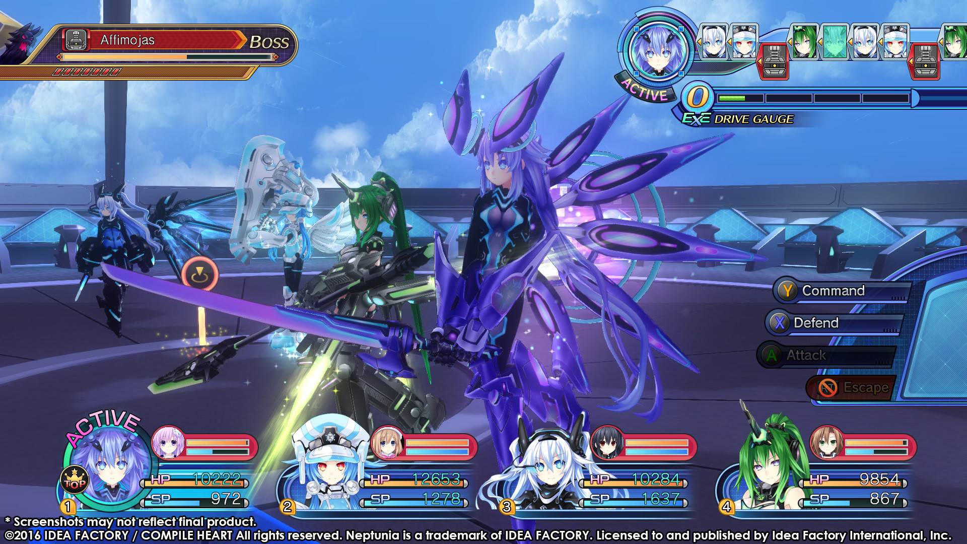 Megadimension Neptunia VII screenshot 1