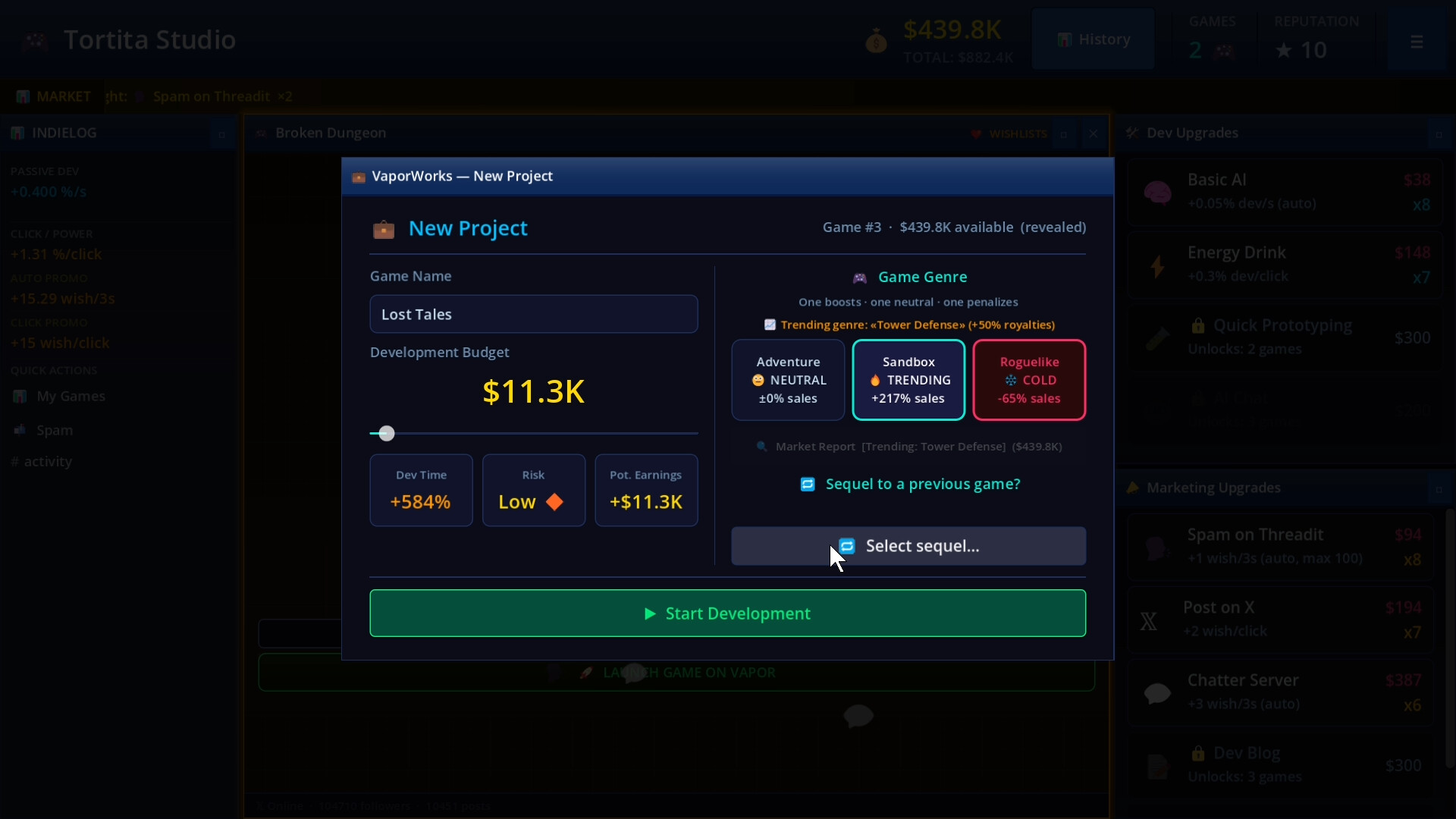 Game Dev Clicker Simulator screenshot 4