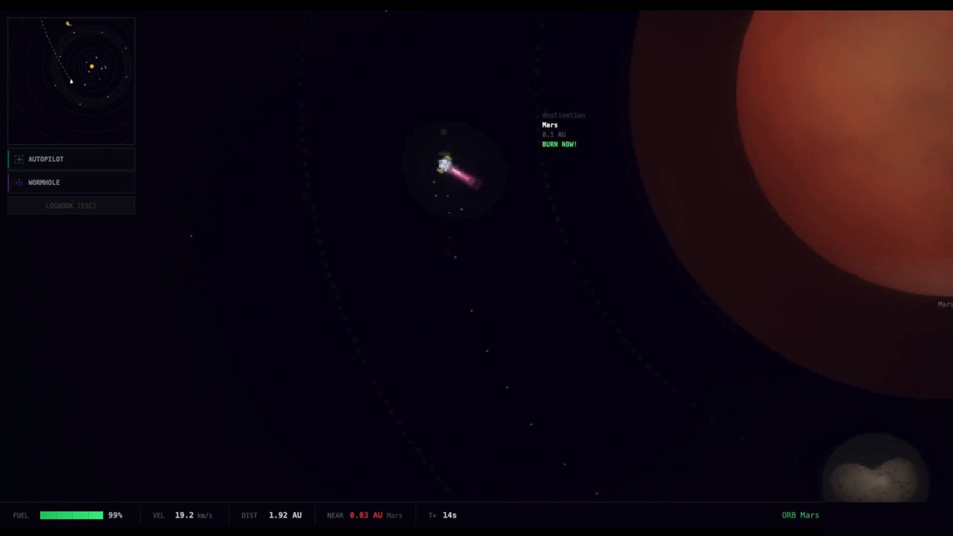Slingshot: Escape the solar system screenshot 4