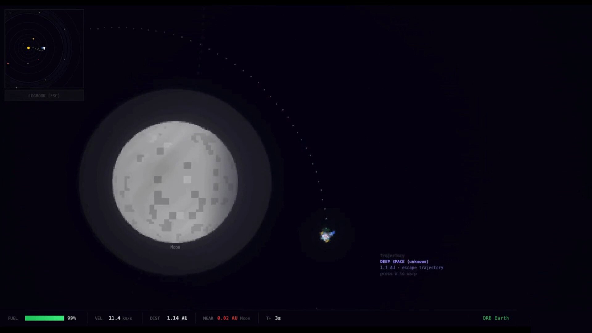 Slingshot: Escape the solar system screenshot 1