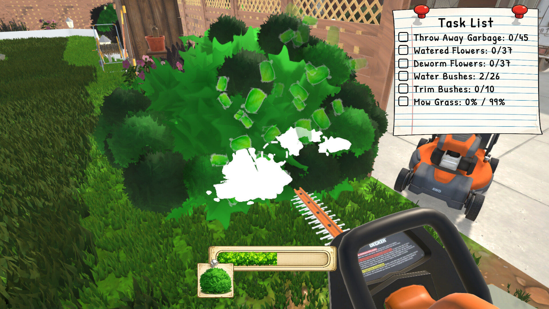 Garden Cleanup Simulator screenshot 7