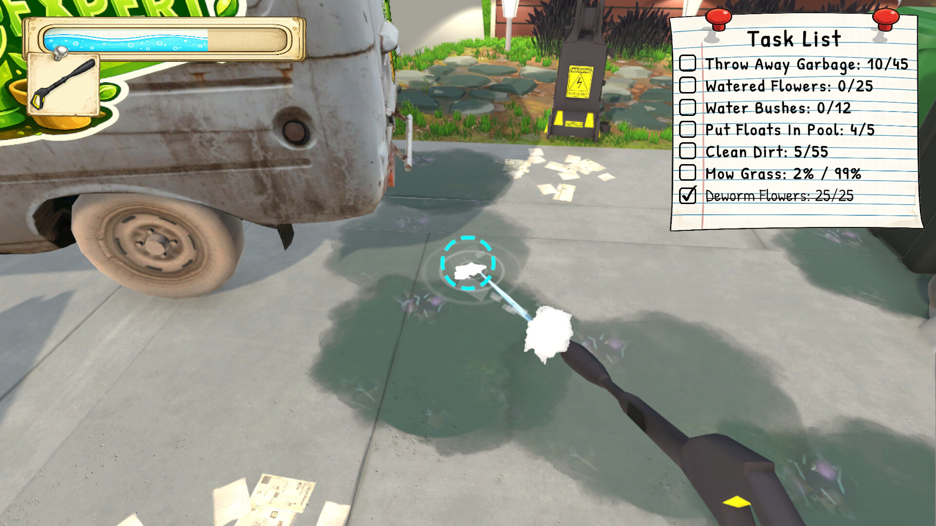 Garden Cleanup Simulator screenshot 3