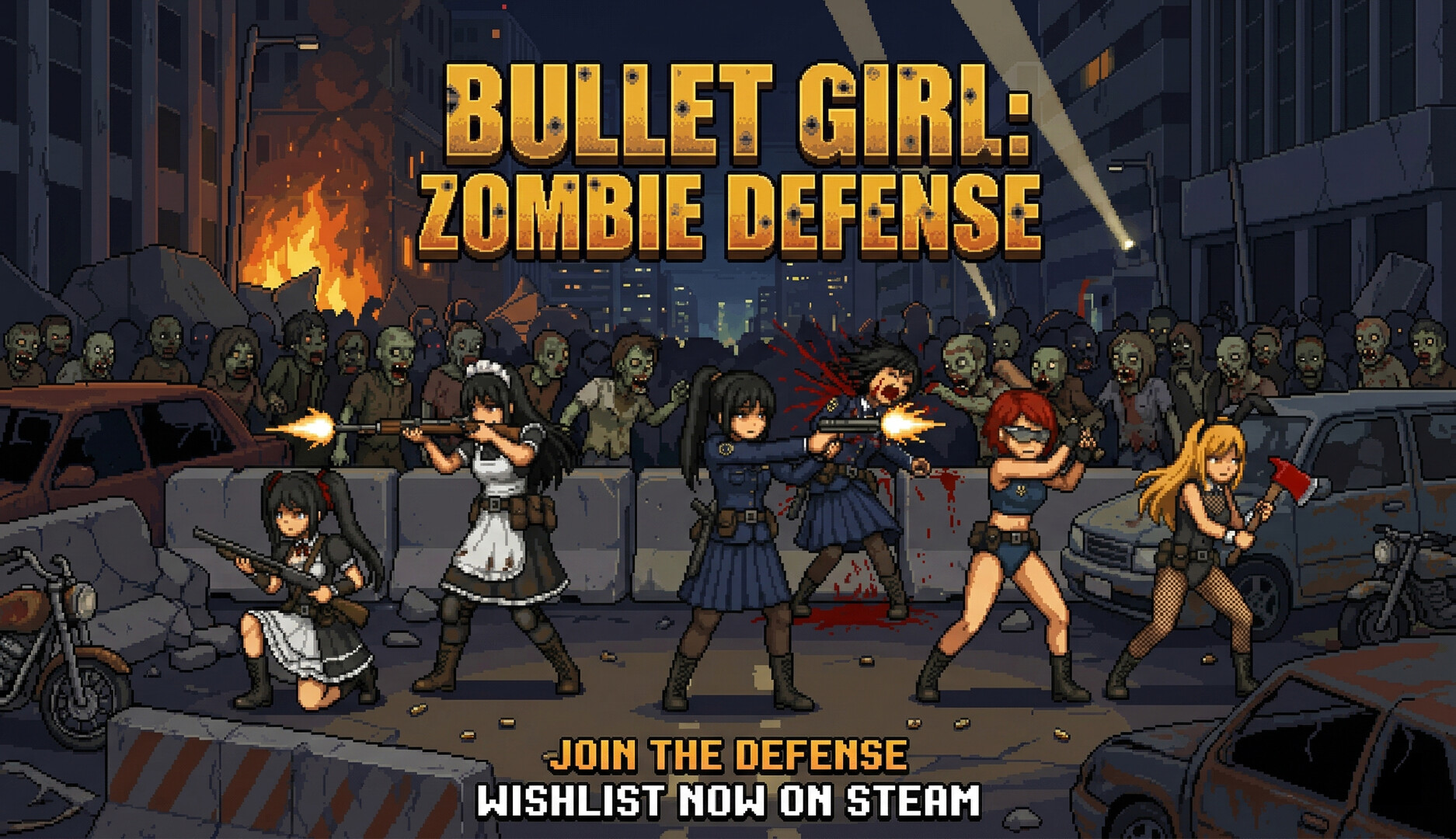 BULLET GIRL:ZOMBIE DEFENSE screenshot 8