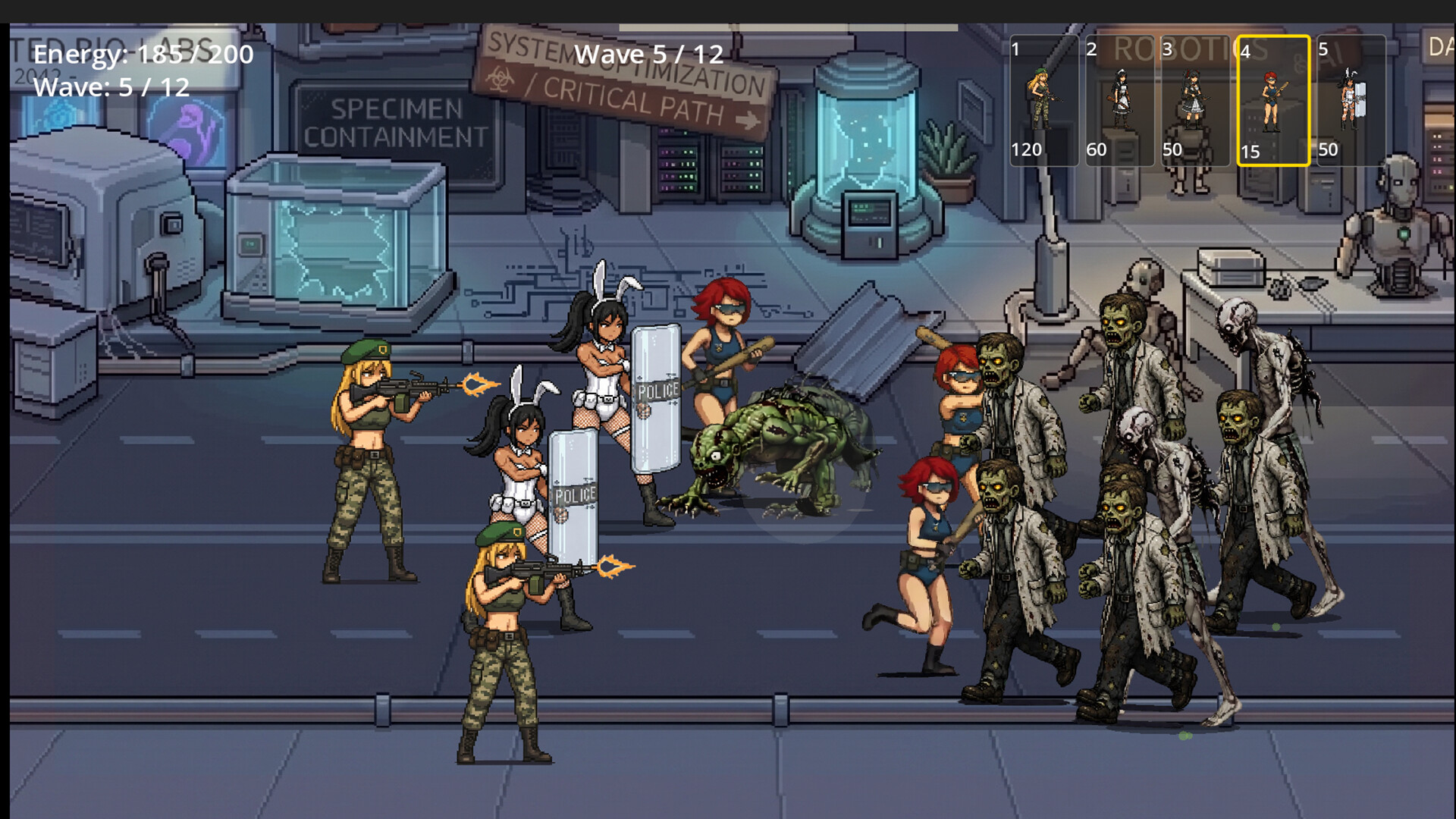 BULLET GIRL:ZOMBIE DEFENSE screenshot 4