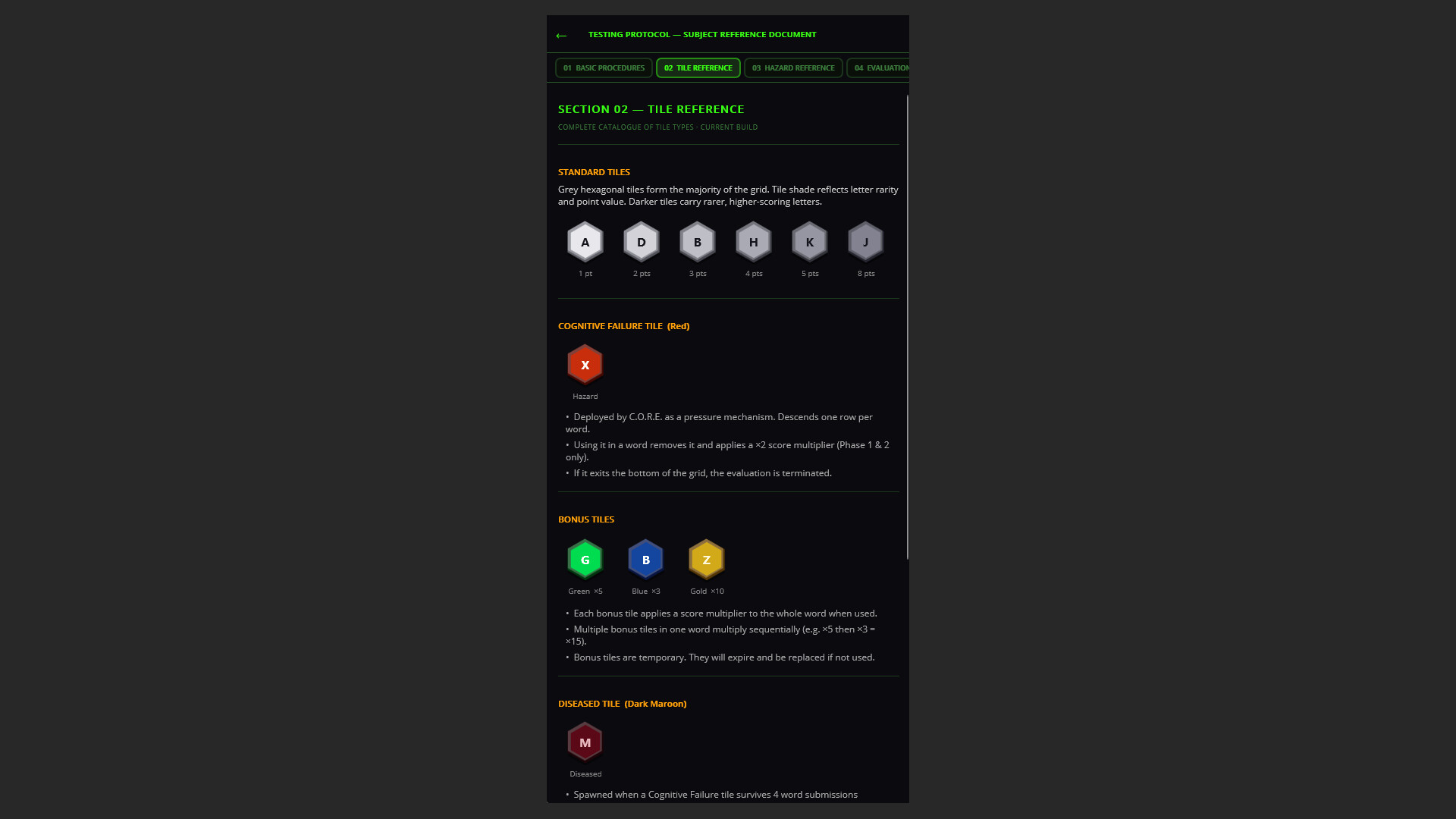 HexTrial A C.O.R.E. Cognitive Test screenshot 5