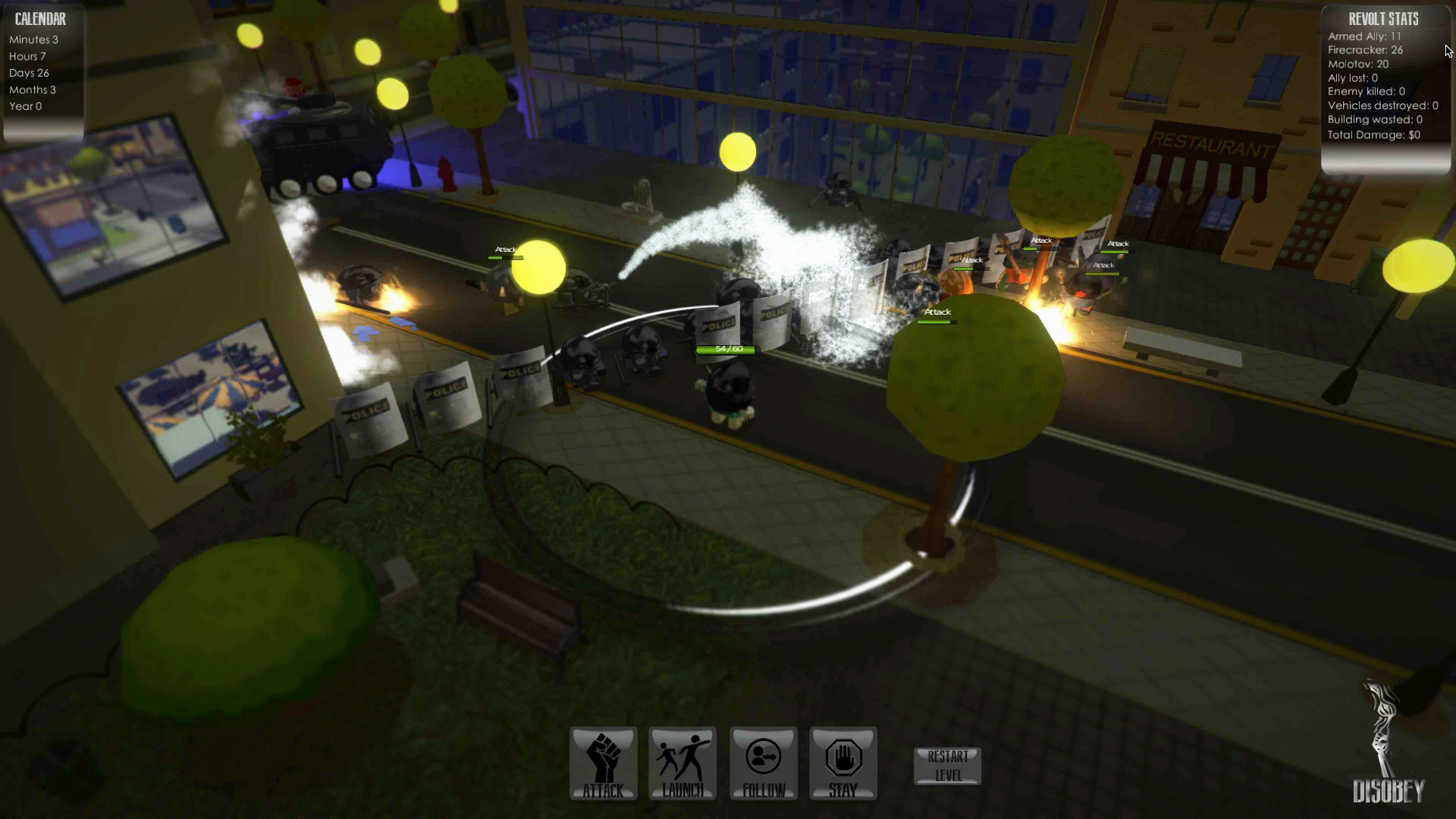 Disobey - Revolt Simulator screenshot 1