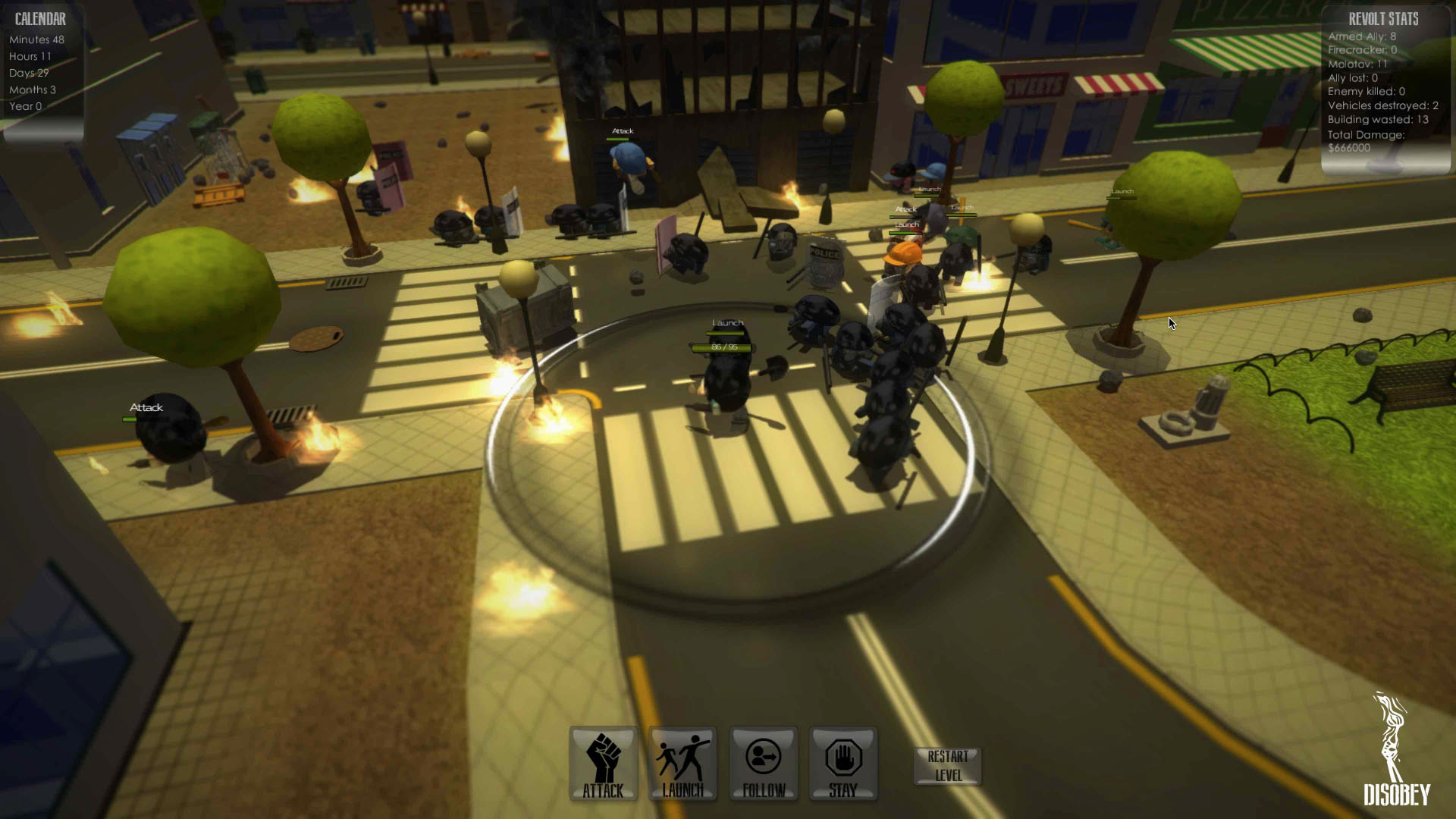 Disobey - Revolt Simulator screenshot 3