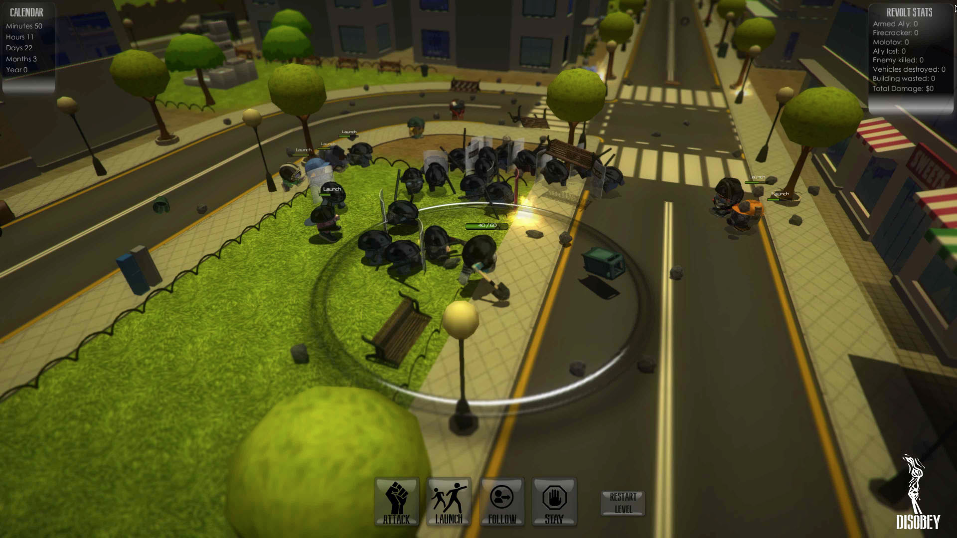 Disobey - Revolt Simulator screenshot 2