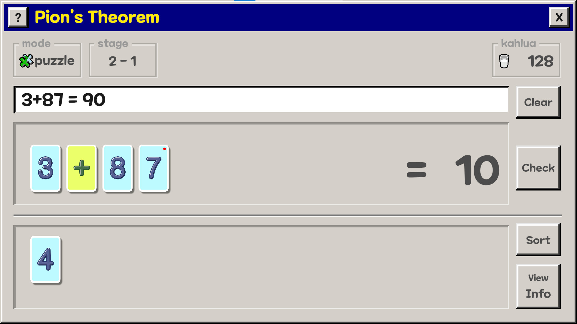 Pion's Theorem screenshot 2