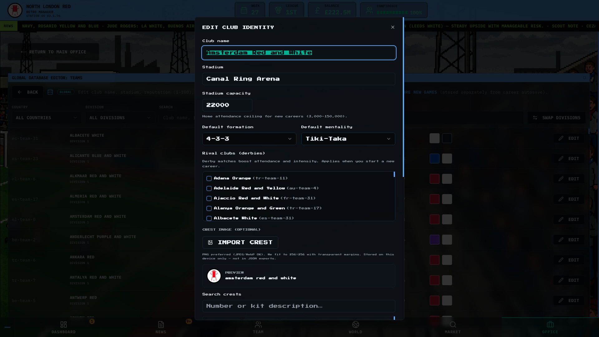 Retro Manager screenshot 7