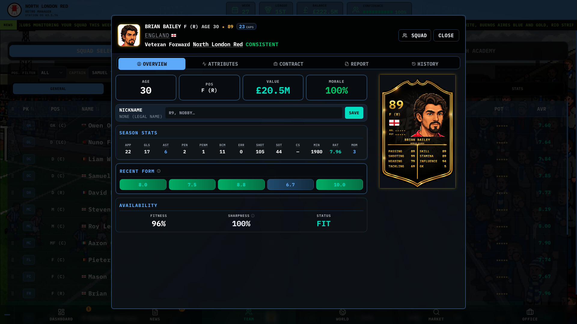 Retro Manager screenshot 6