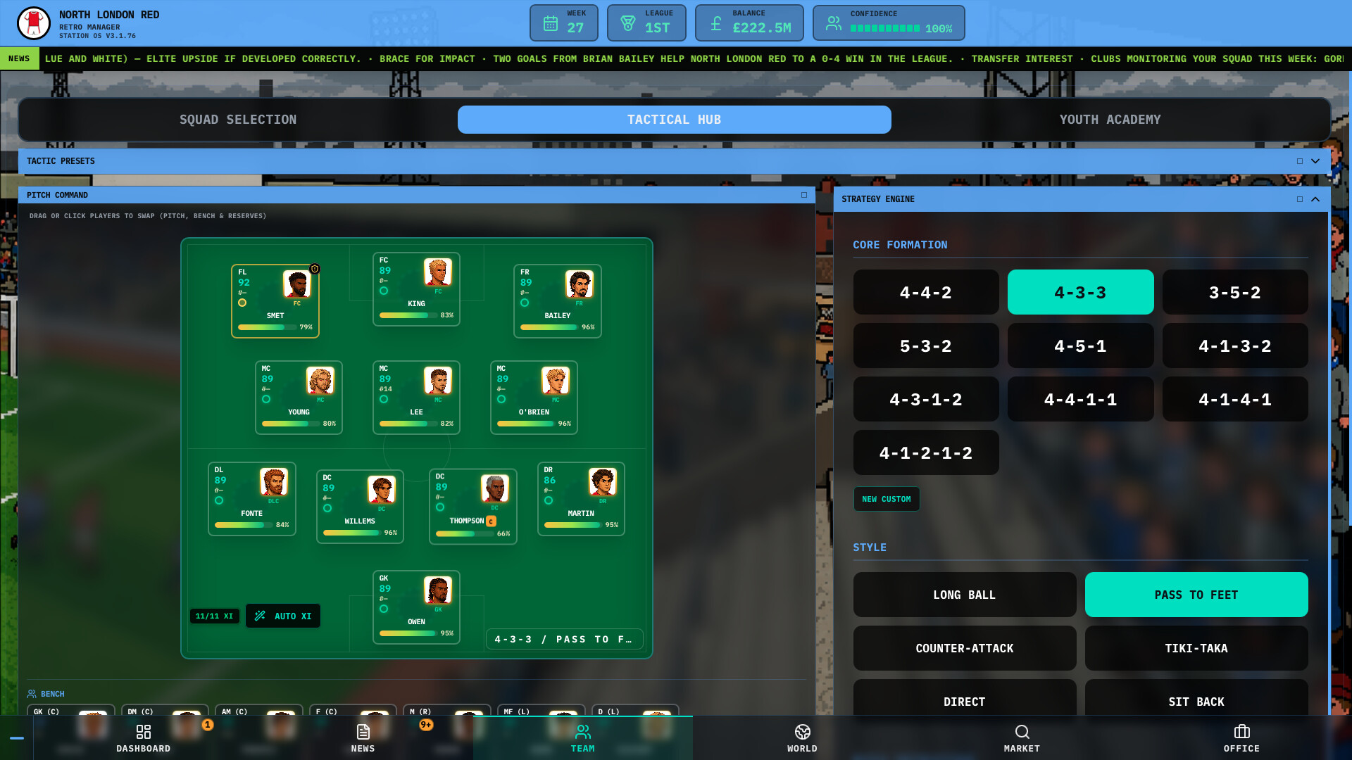 Retro Manager screenshot 2
