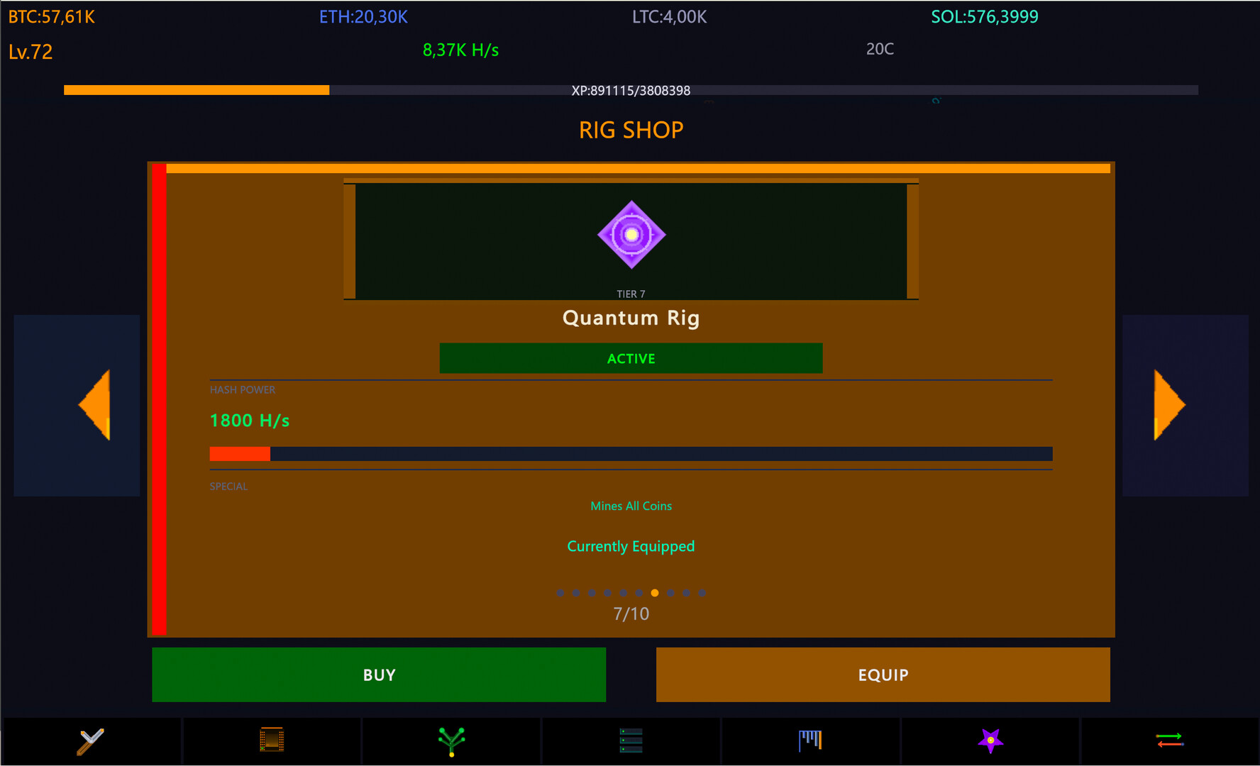 Keep On Hashing!: Idle Mining Sim screenshot 2