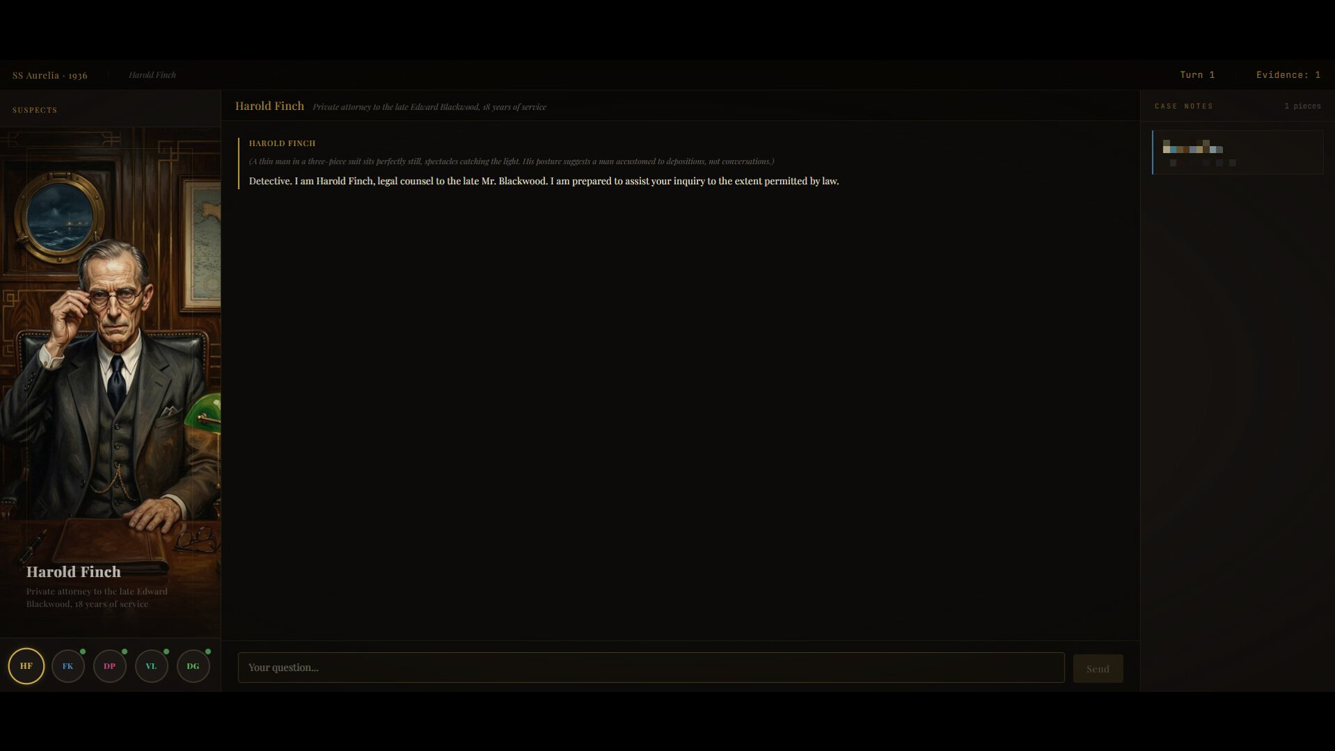The Last Voyage of the SS Aurelia screenshot 1