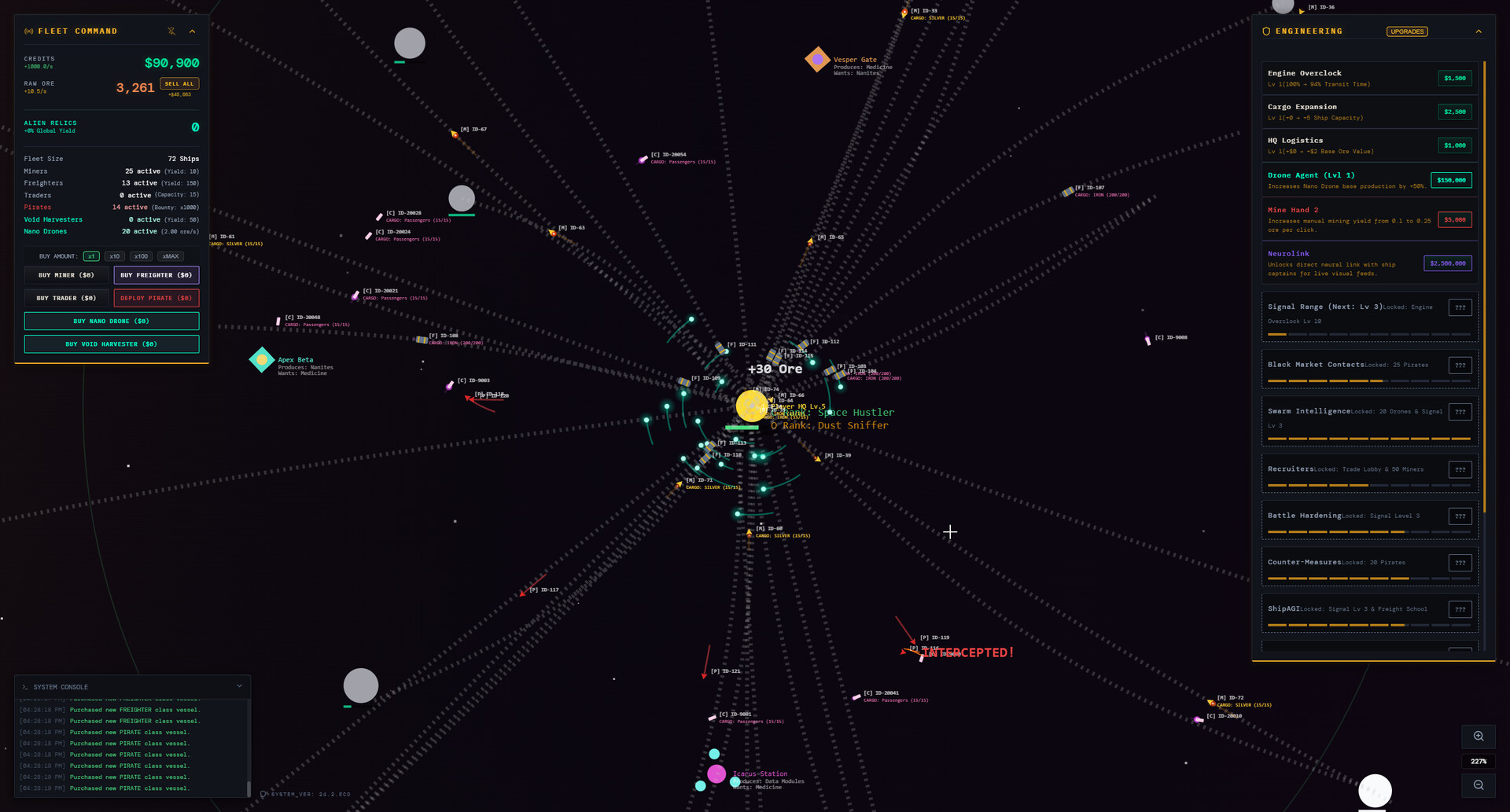 Desk Space: Idle Spacefleet clicker screenshot 8