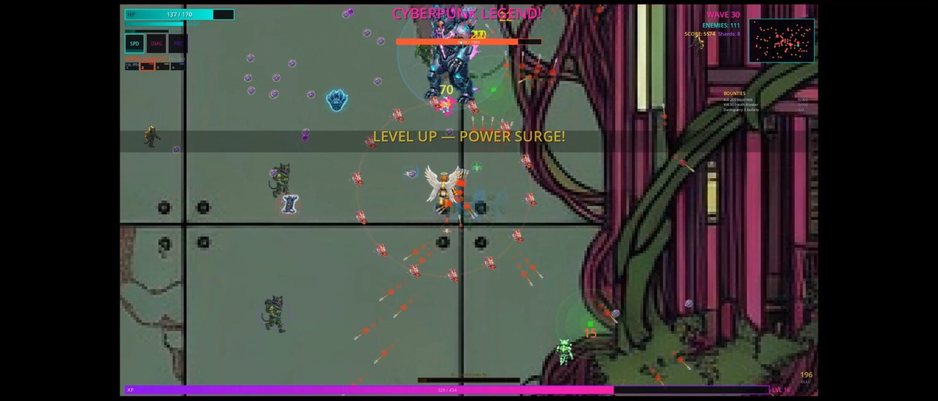 Cyberpunk Neon Survivor screenshot 2