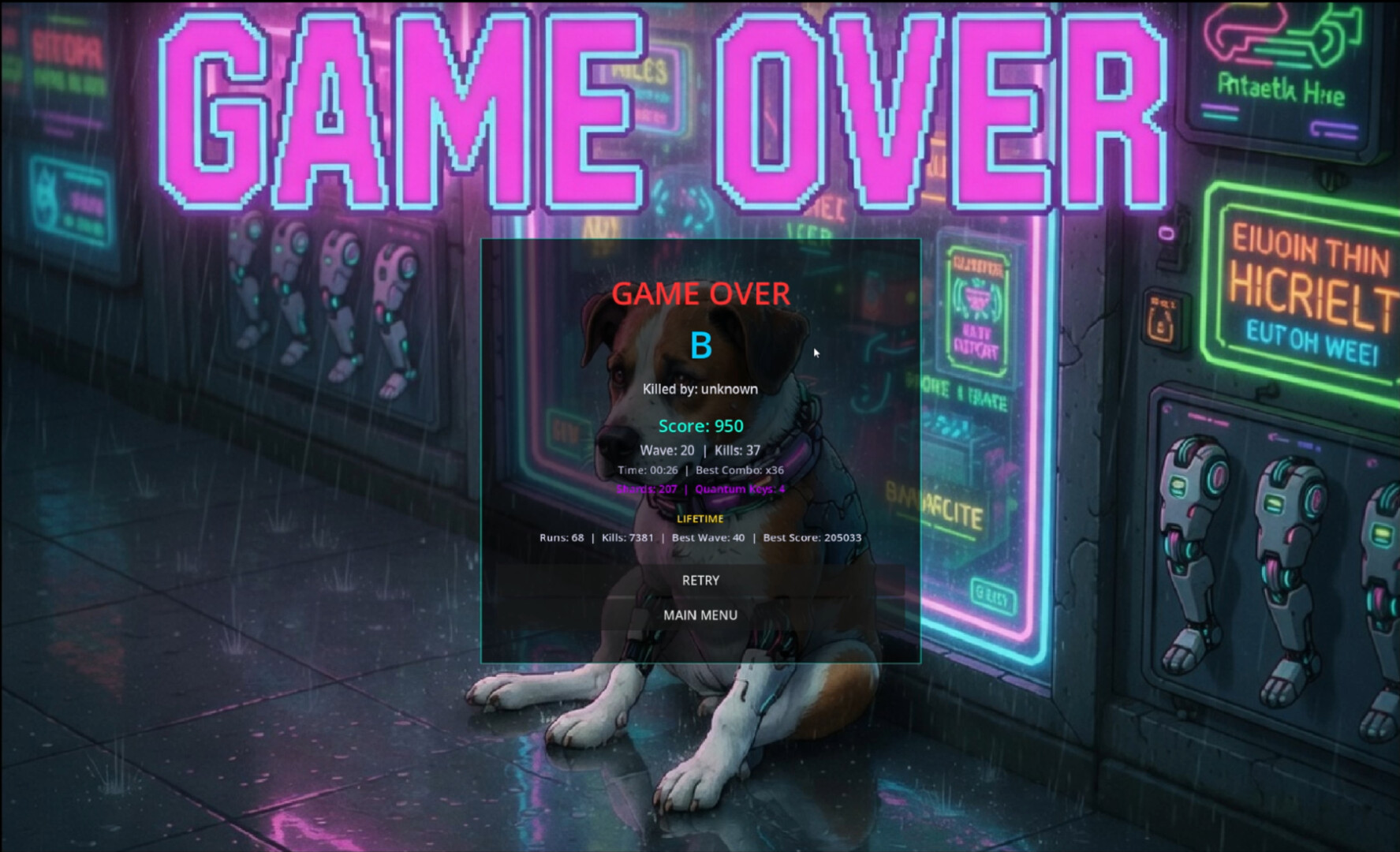Cyberpunk Neon Survivor screenshot 13