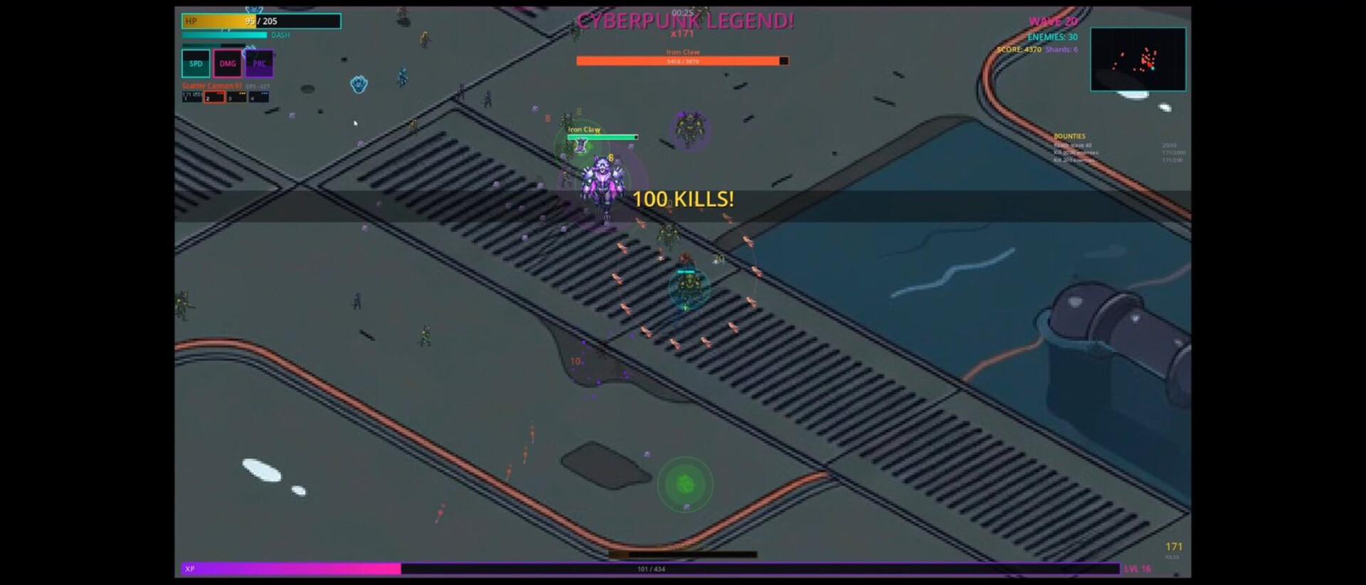 Cyberpunk Neon Survivor screenshot 11
