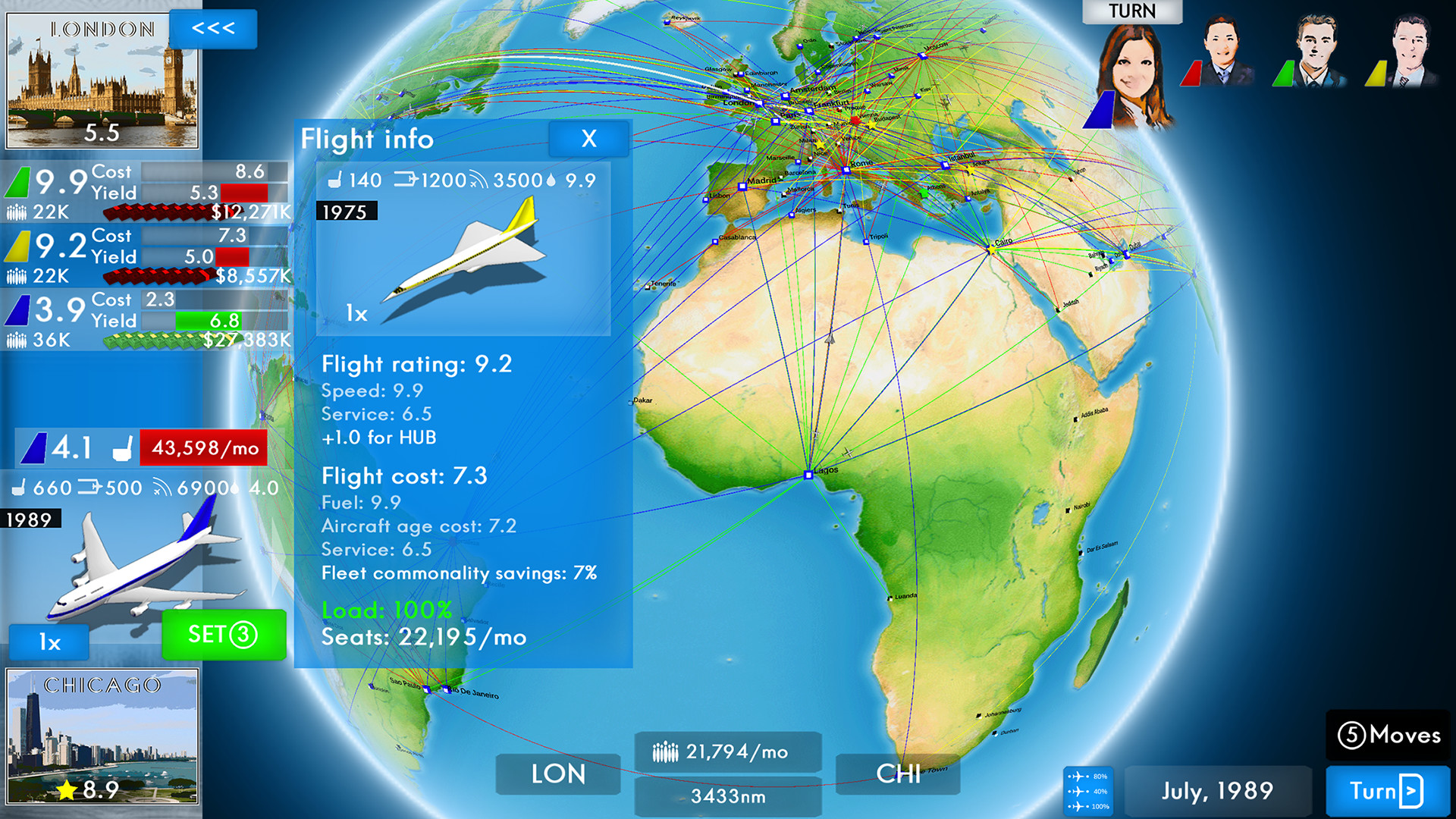 Airline Director 2 - Tycoon Game screenshot 1