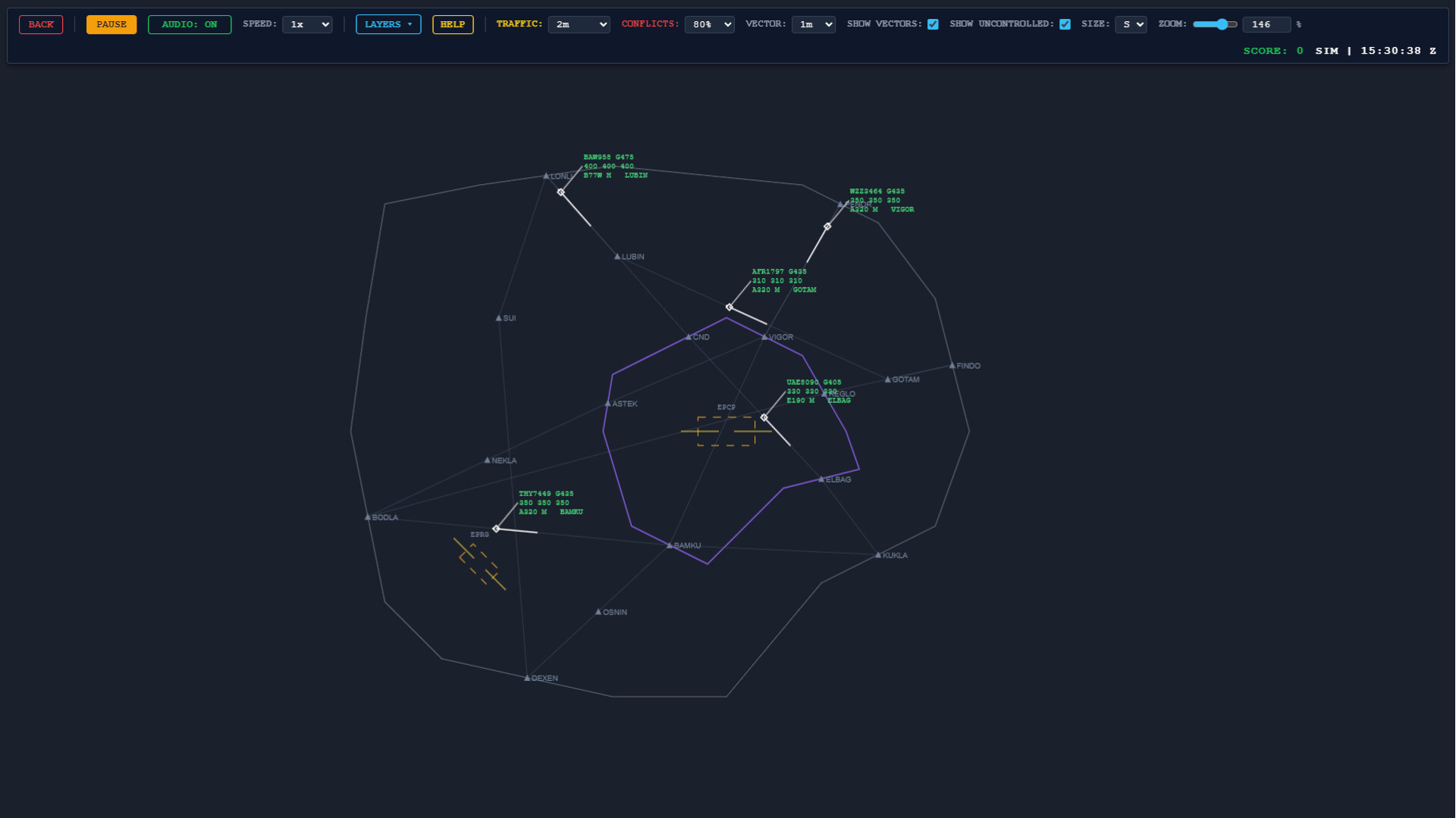 Aether FIR ATC Simulator screenshot 3