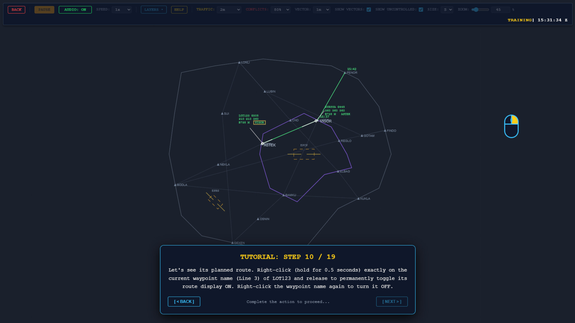 Aether FIR ATC Simulator screenshot 1