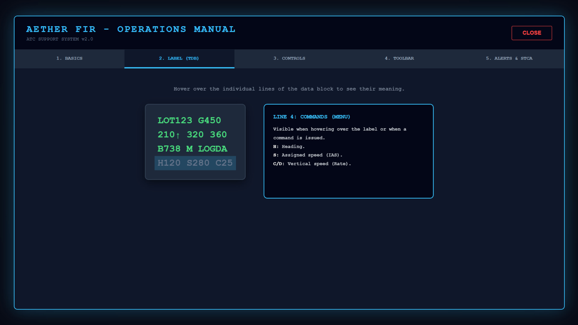 Aether FIR ATC Simulator screenshot 2