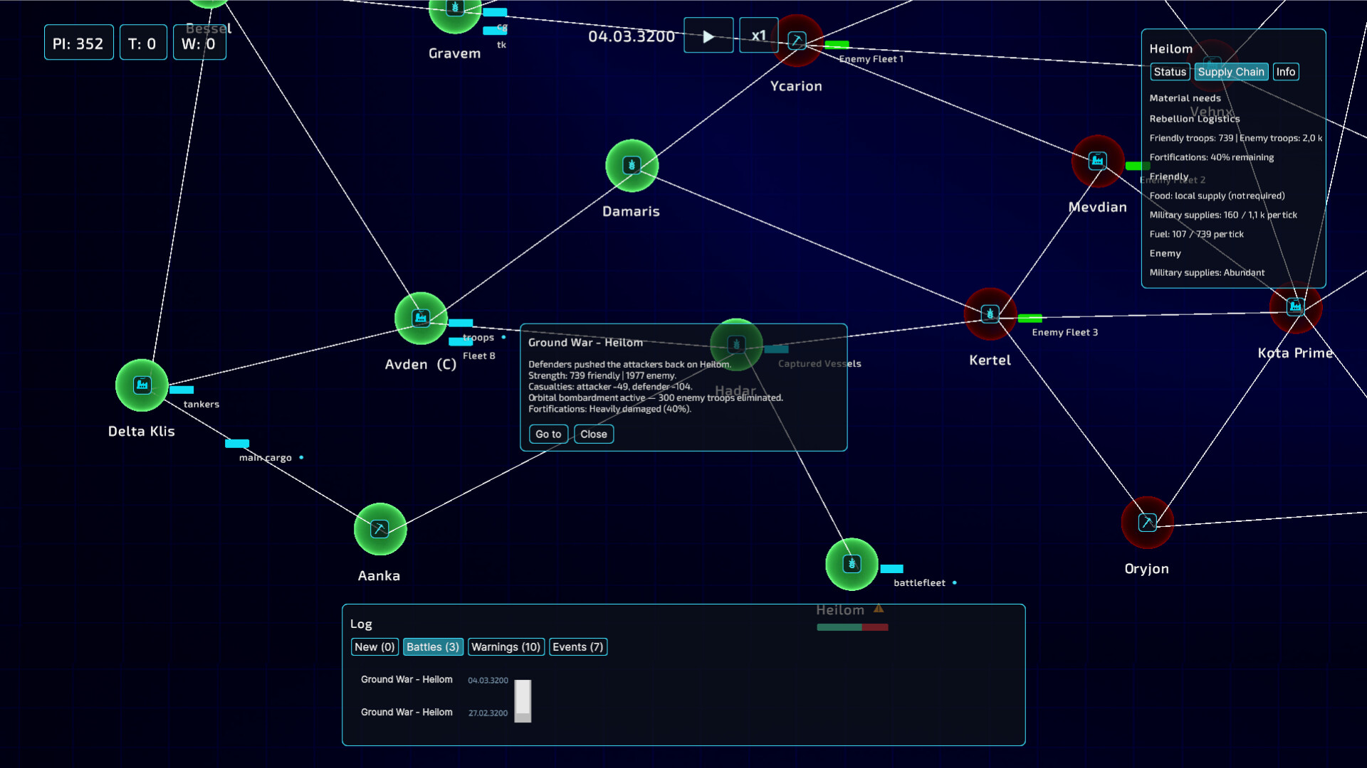 Space Fleet Logistics screenshot 3