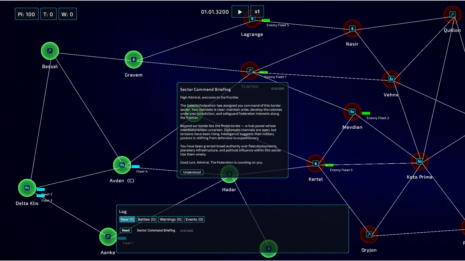 Space Fleet Logistics screenshot 1